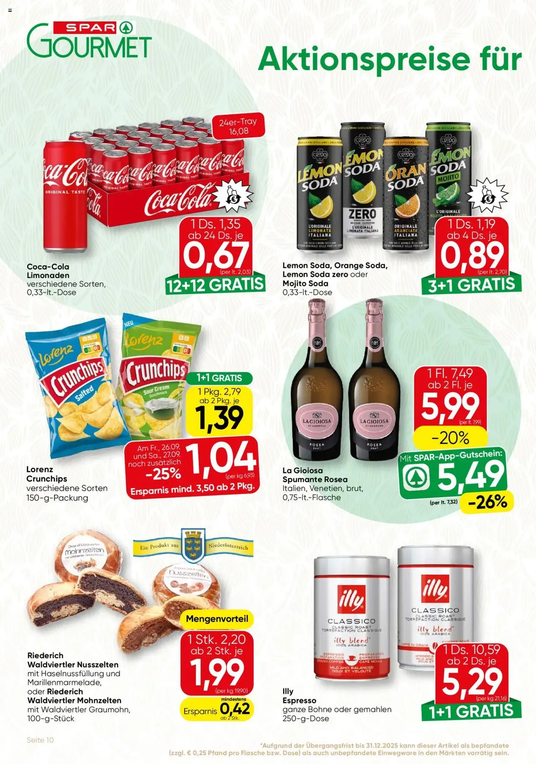 SPAR Gourmet Flugblatt - Gültiger Prospekt ab 25.09.2025, Seite 10 von insgesamt 12