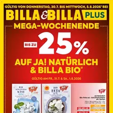 Billa - Flugblatt - Prospekt Vorschau gültig ab 30.07.2026