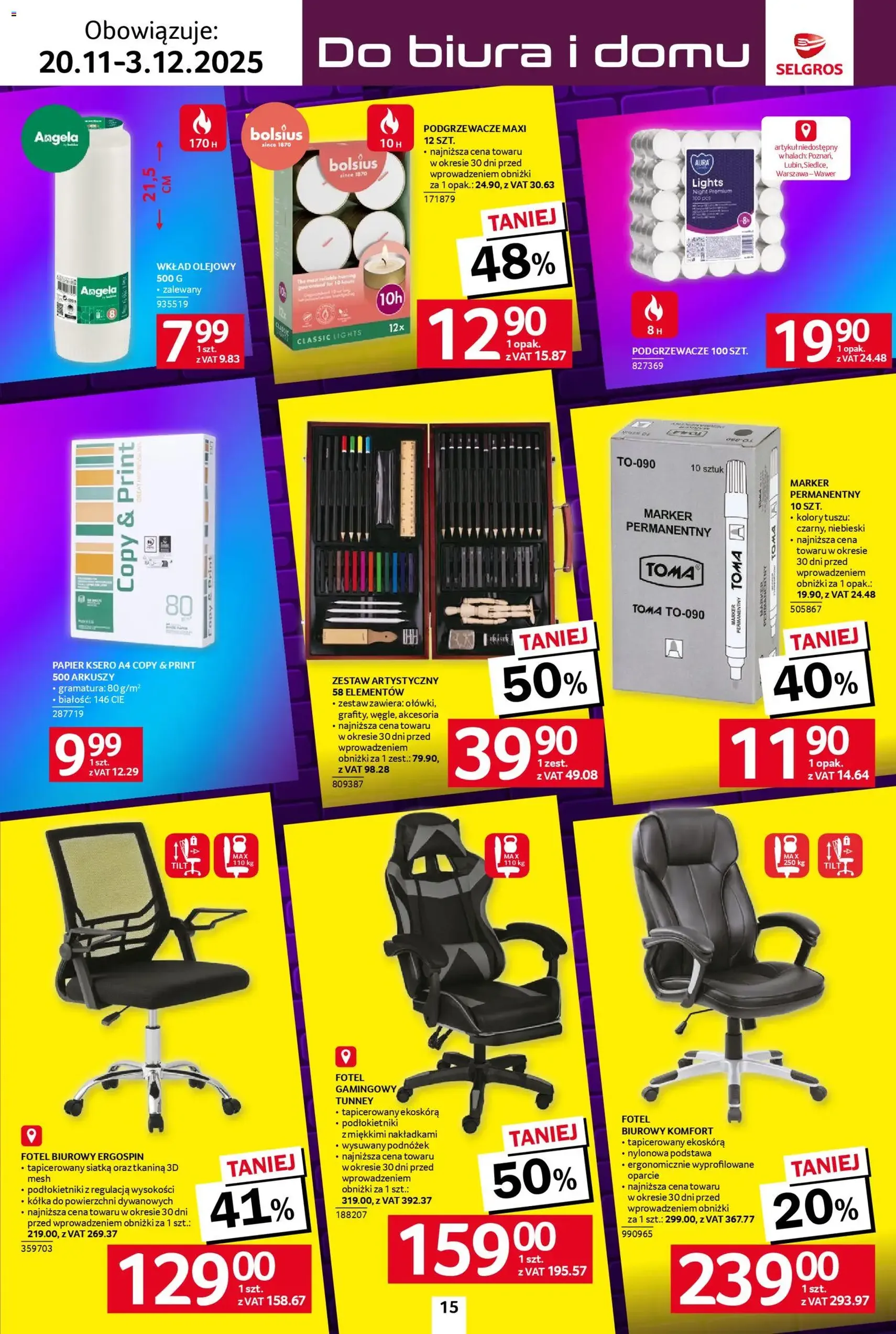 Selgros cash&carry Black Friday - ważny gazetka od 20.11.2025 strona 15 z 15