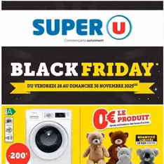 Super U Black Friday - Prévisualisation du catalogue valable à partir du 28/11/2025