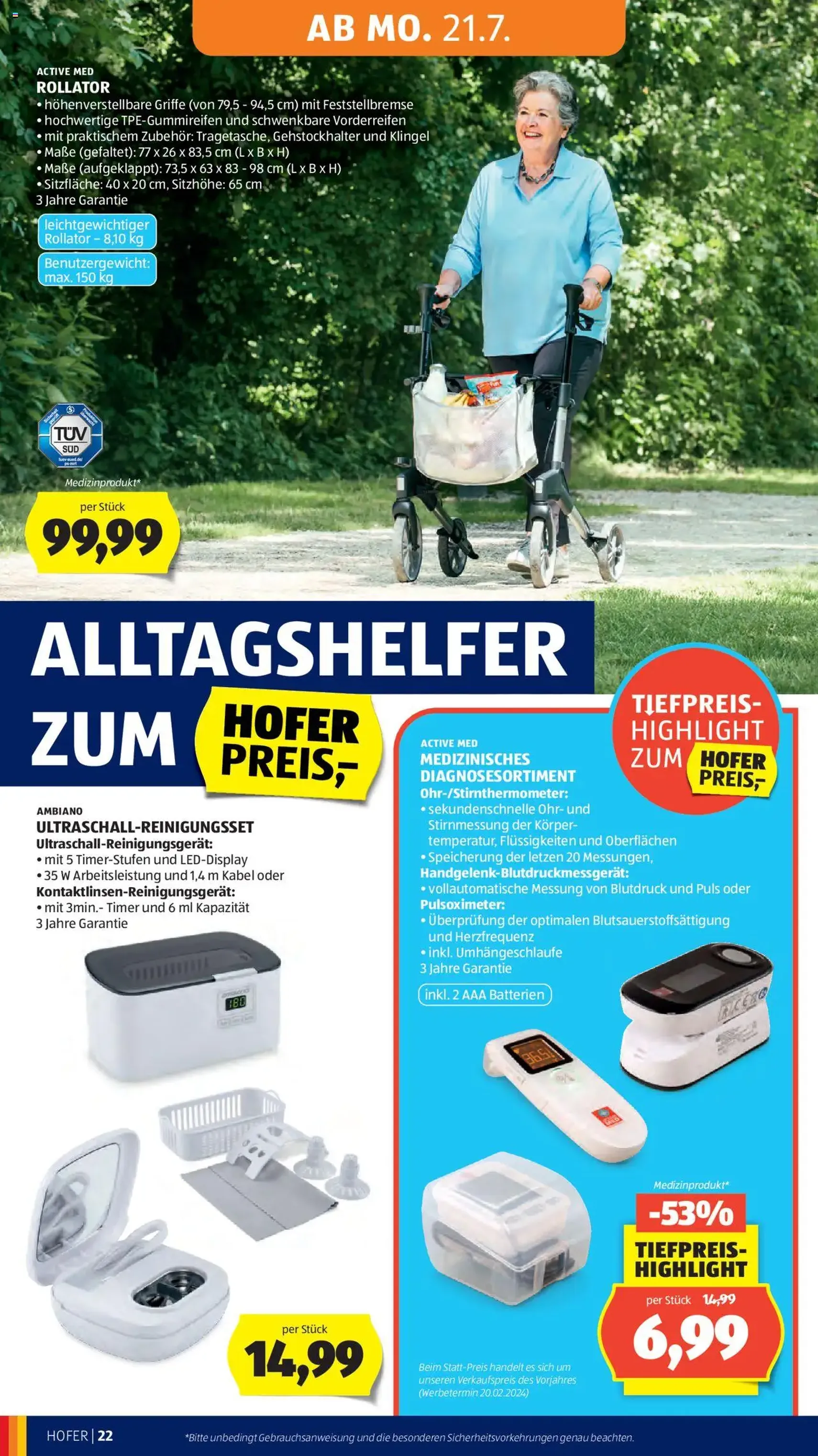 Hofer Flugblatt - Gültiger Prospekt ab 18.07.2025, Seite 26 von insgesamt 41 Hofer Flugblatt - Gültiger Prospekt ab 18.07.2025, Seite 26 von insgesamt 41