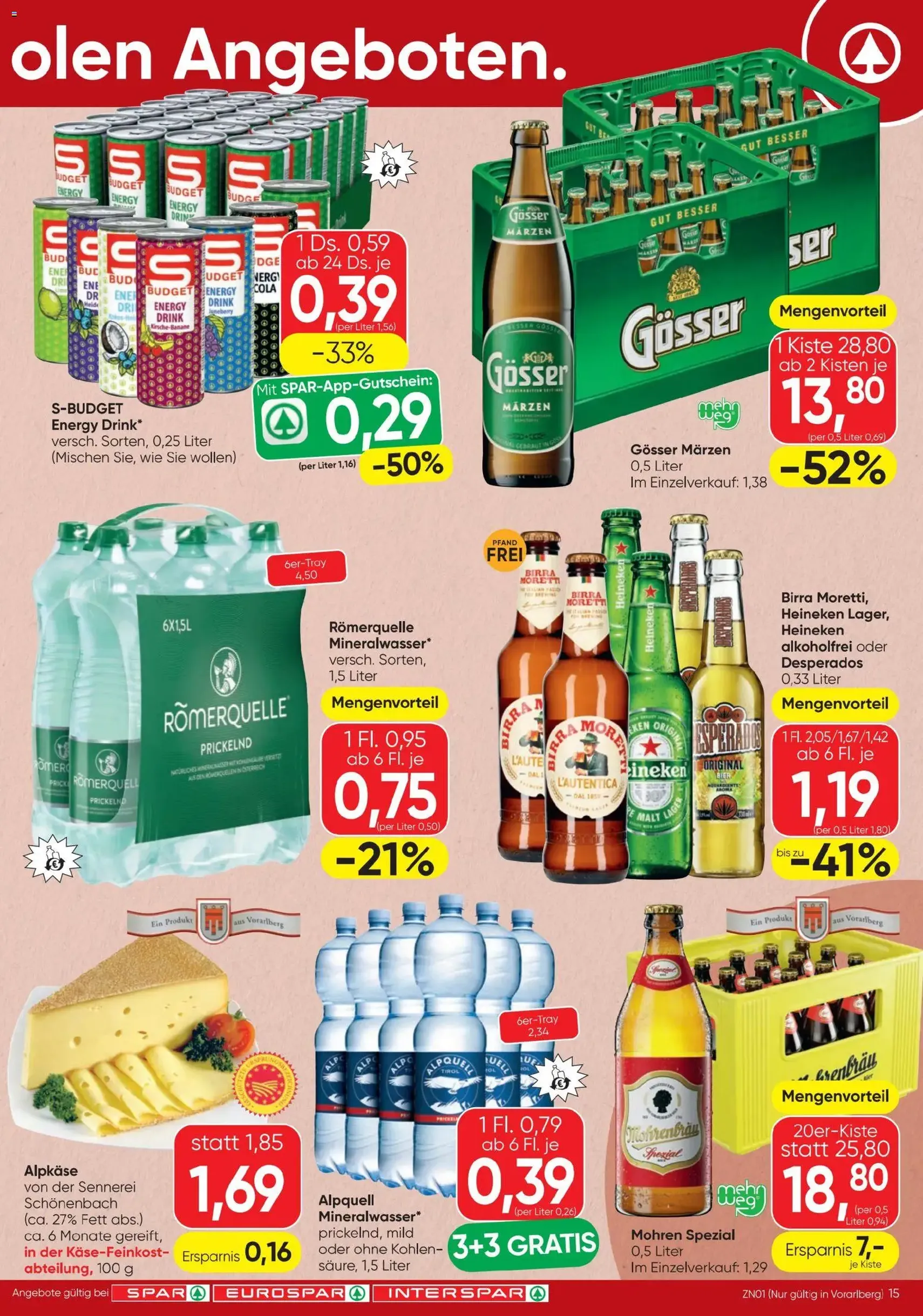 Spar Flugblatt - Gültiger Prospekt ab 20.11.2025, Seite 15 von insgesamt 20