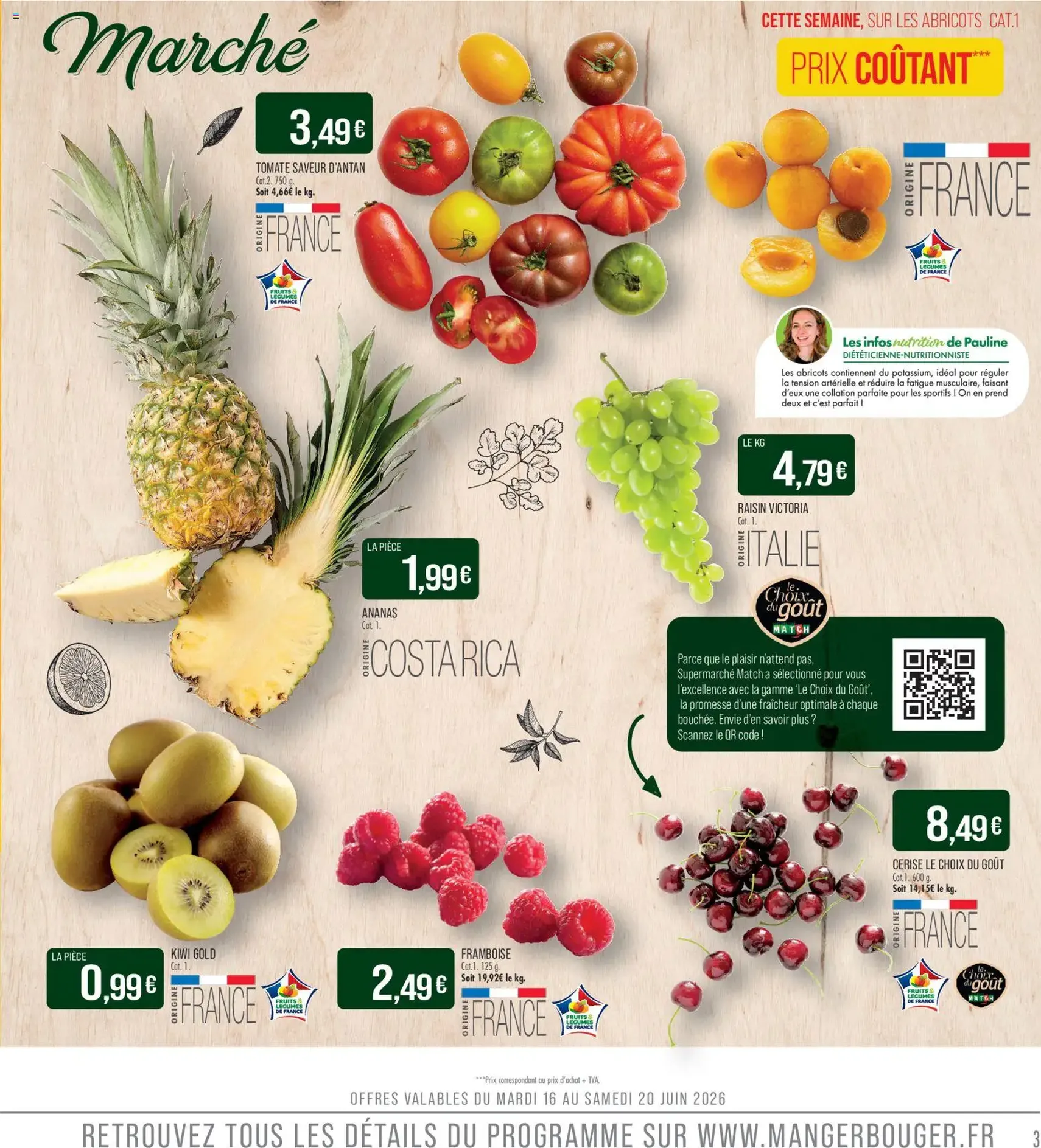 Match Supermarché catalogue - brochure valable à partir du 16/06/2026, page 3 sur 24