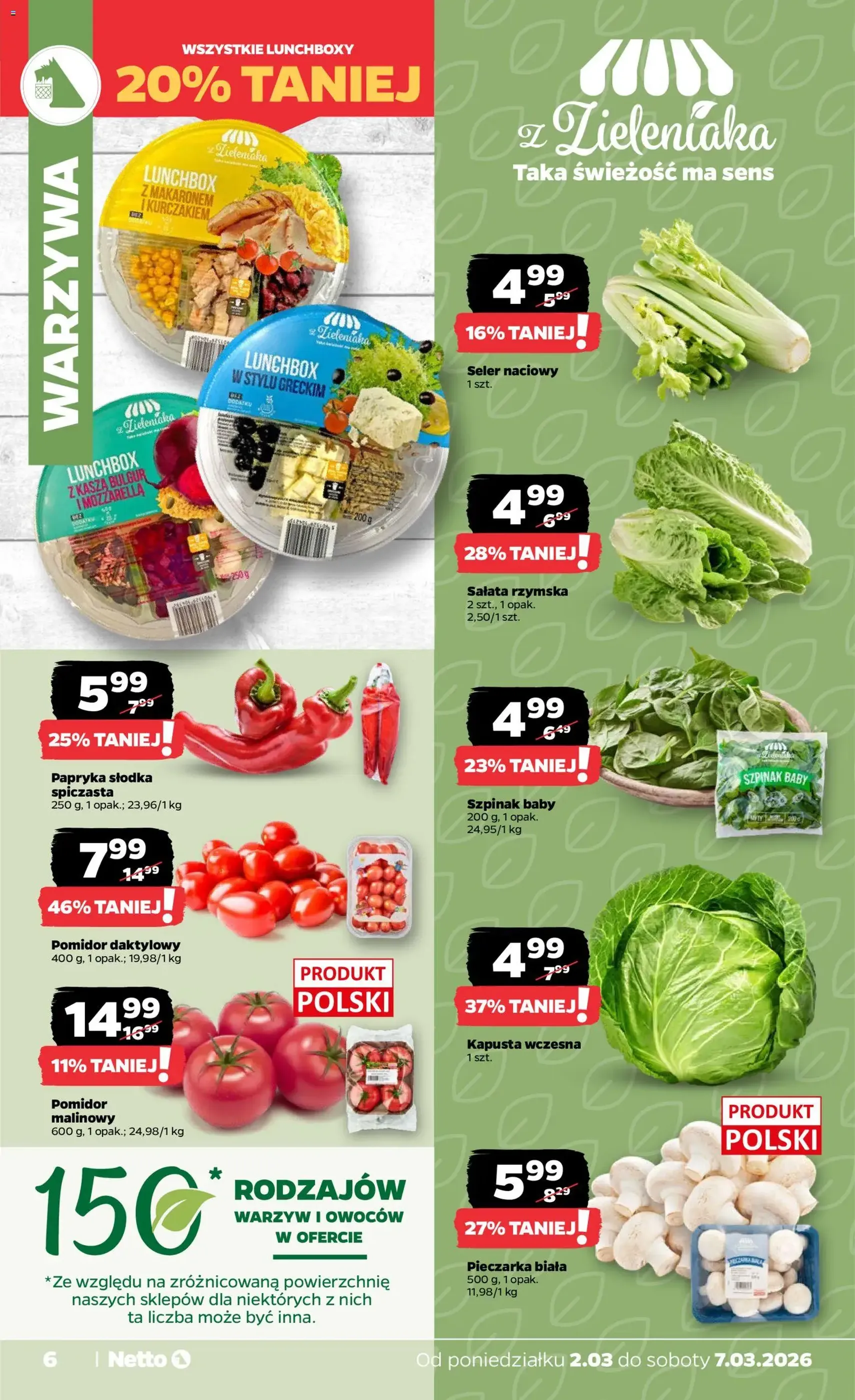 Netto gazetka od poniedziałku spożywcza - ważny gazetka od 02.03.2026 strona 6 z 33