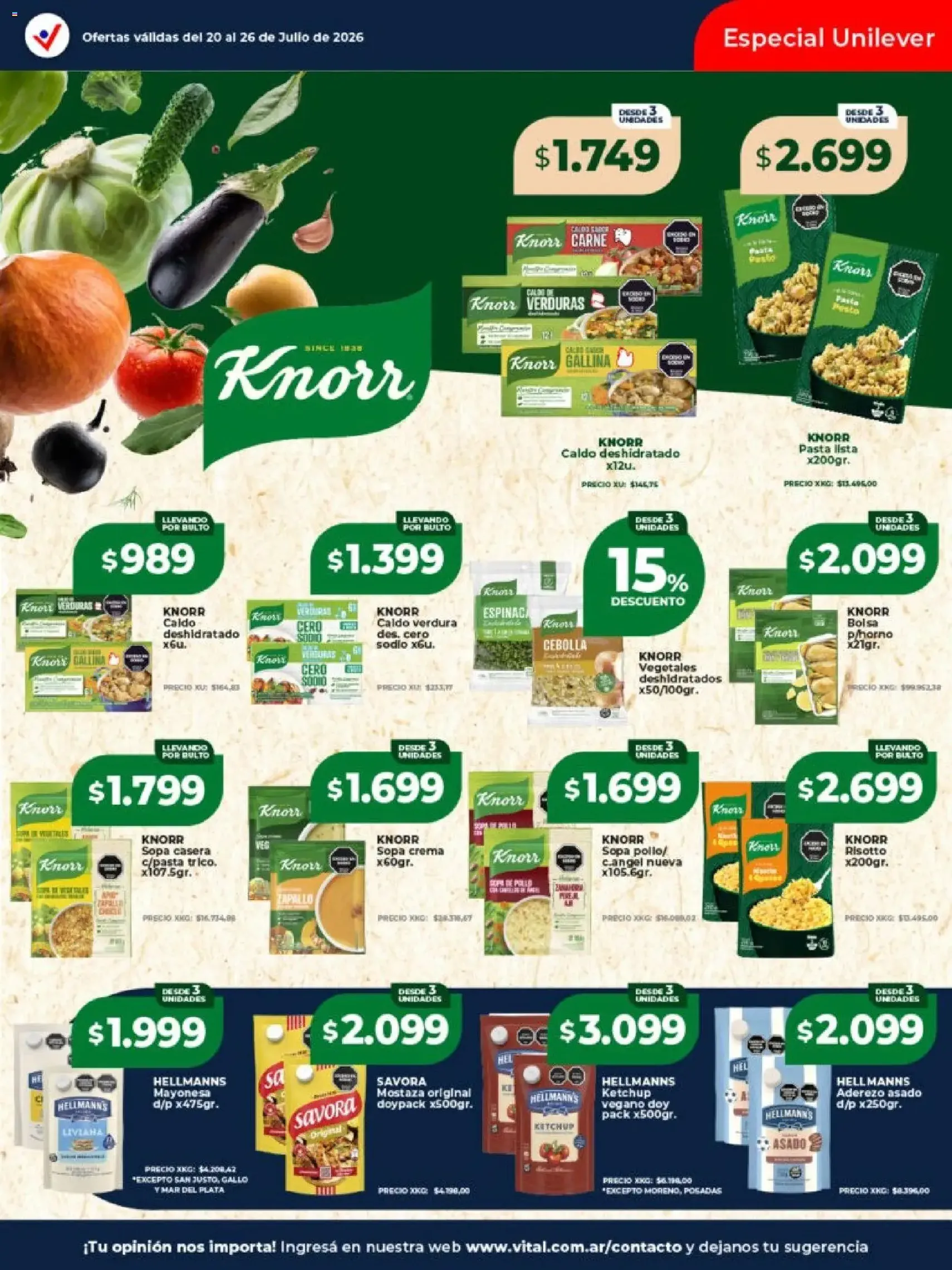 Vital - Ofertas - folleto válido desde 20/07/2026 página 18 de 26