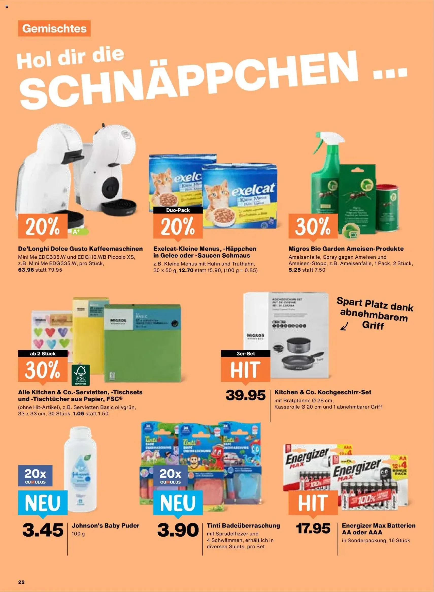 Migros aktionen - Gültiger Prospekt ab 15.05.2026, Seite 22 von insgesamt 24