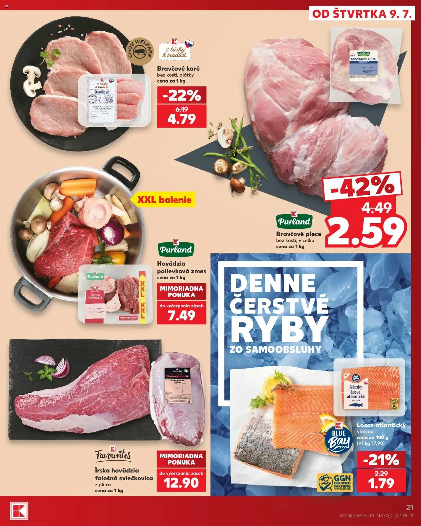 Kaufland SK akciós újság - 2026.07.09. érvényes szórólap 21 oldal 82 oldalból
