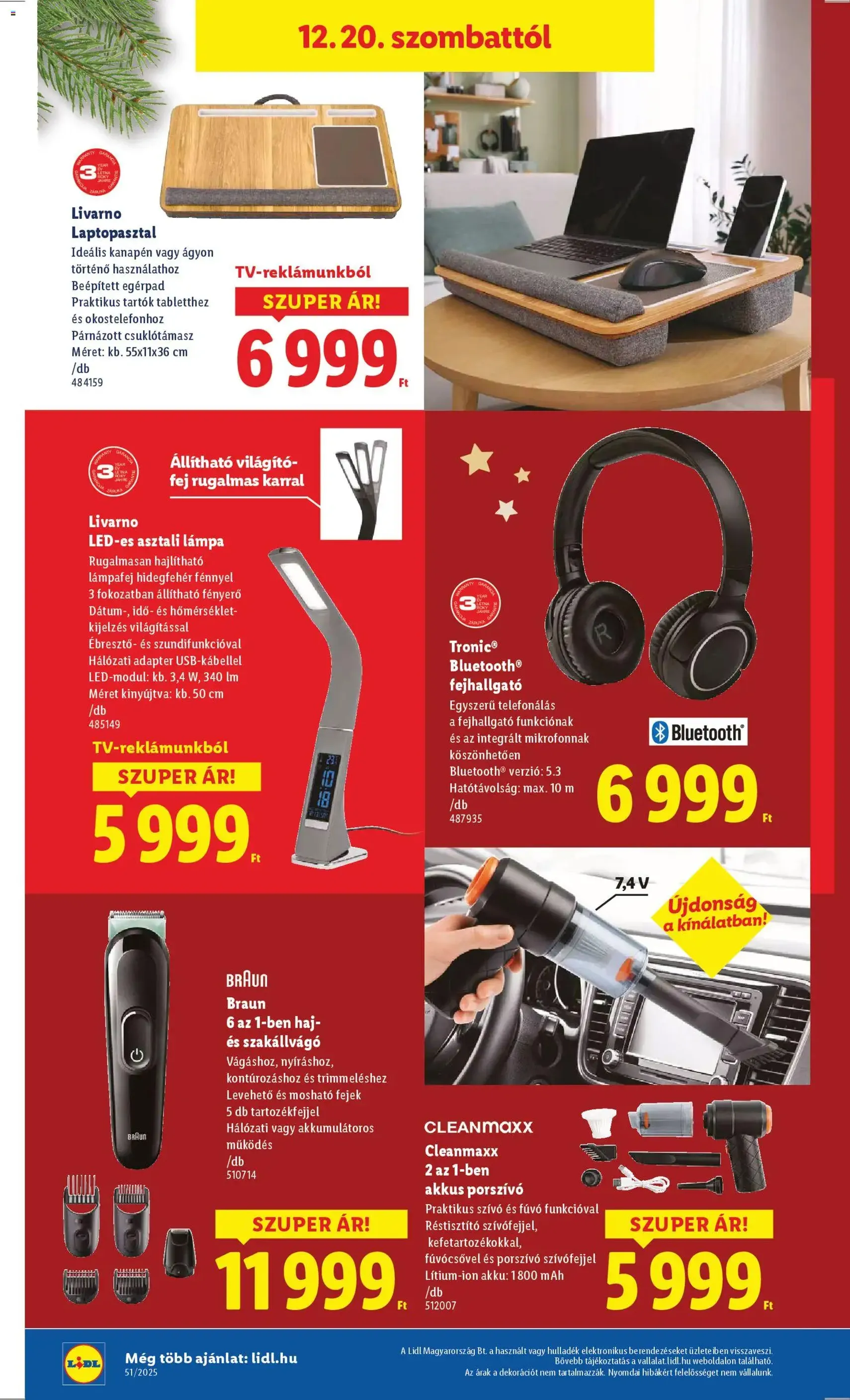 Lidl Akciós újság - 2025.12.18. érvényes szórólap 50 oldal 52 oldalból