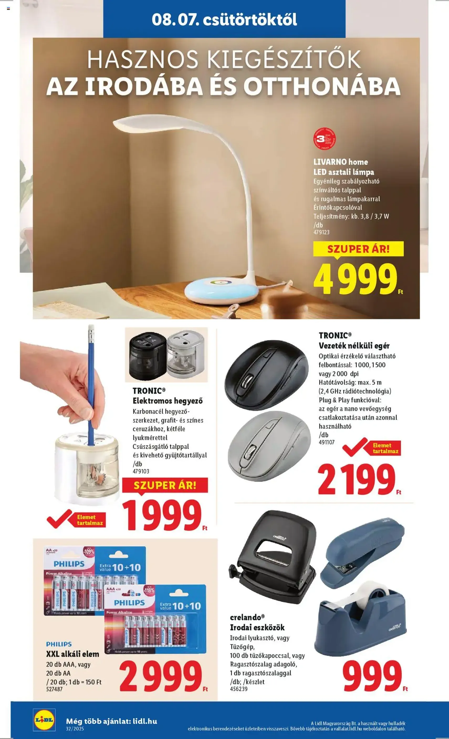 Lidl Akciós újság - 2025.08.07. érvényes szórólap 28 oldal 66 oldalból Lidl Akciós újság - 2025.08.07. érvényes szórólap 28 oldal 66 oldalból