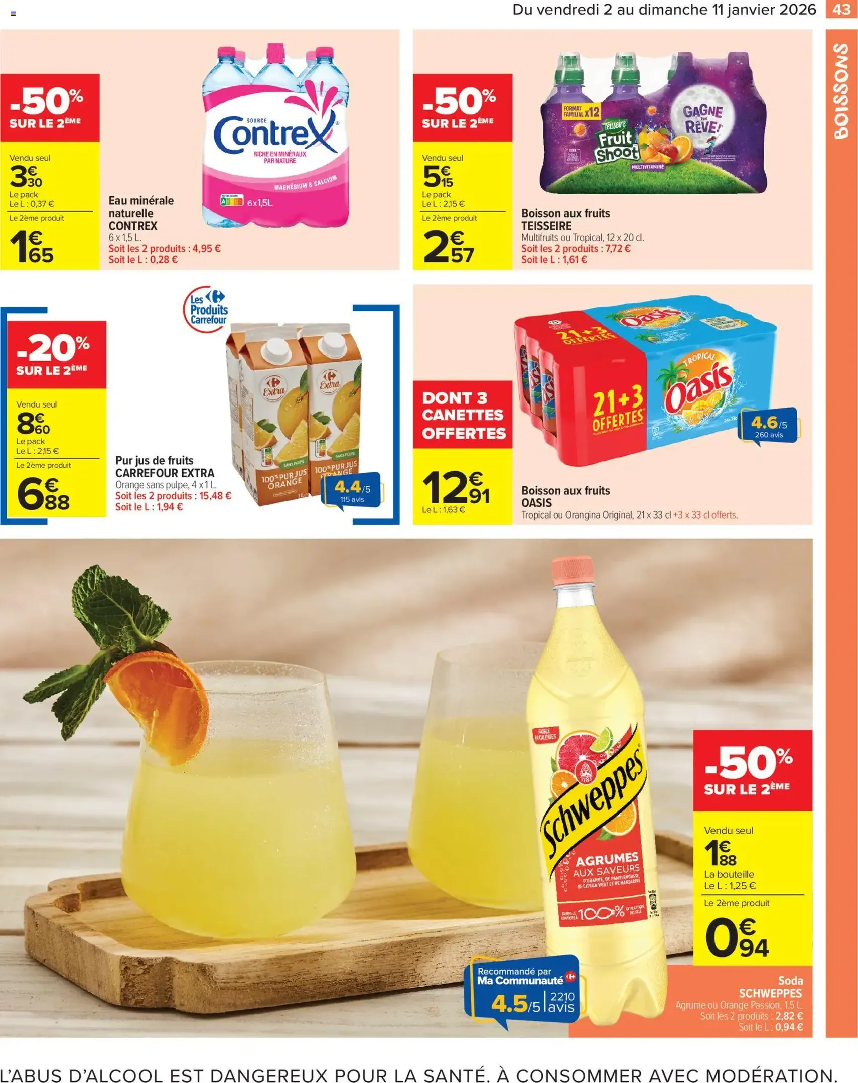 Carrefour Market catalogue semaine 1 - brochure valable à partir du 02/01/2026, page 45 sur 64