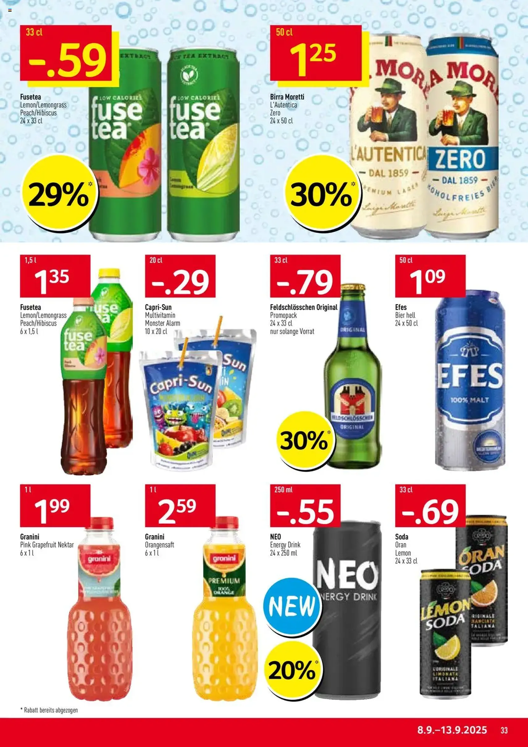 Prodega Aktionen - Gültiger Prospekt ab 08.09.2025, Seite 33 von insgesamt 44 Prodega Aktionen - Gültiger Prospekt ab 08.09.2025, Seite 33 von insgesamt 44