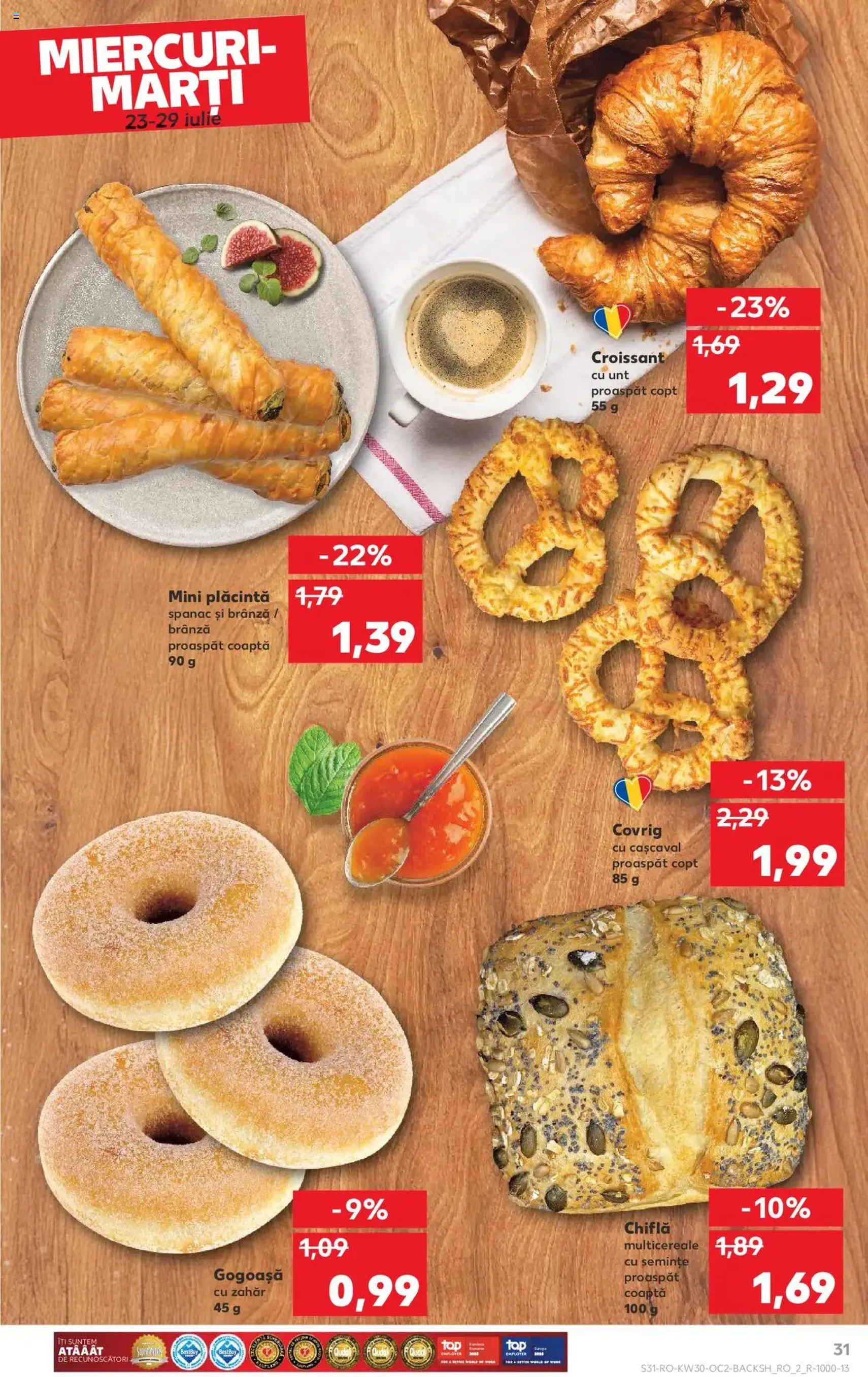Kaufland RO - București - 2025.07.23. érvényes szórólap 31 oldal 72 oldalból Kaufland RO - București - 2025.07.23. érvényes szórólap 31 oldal 72 oldalból