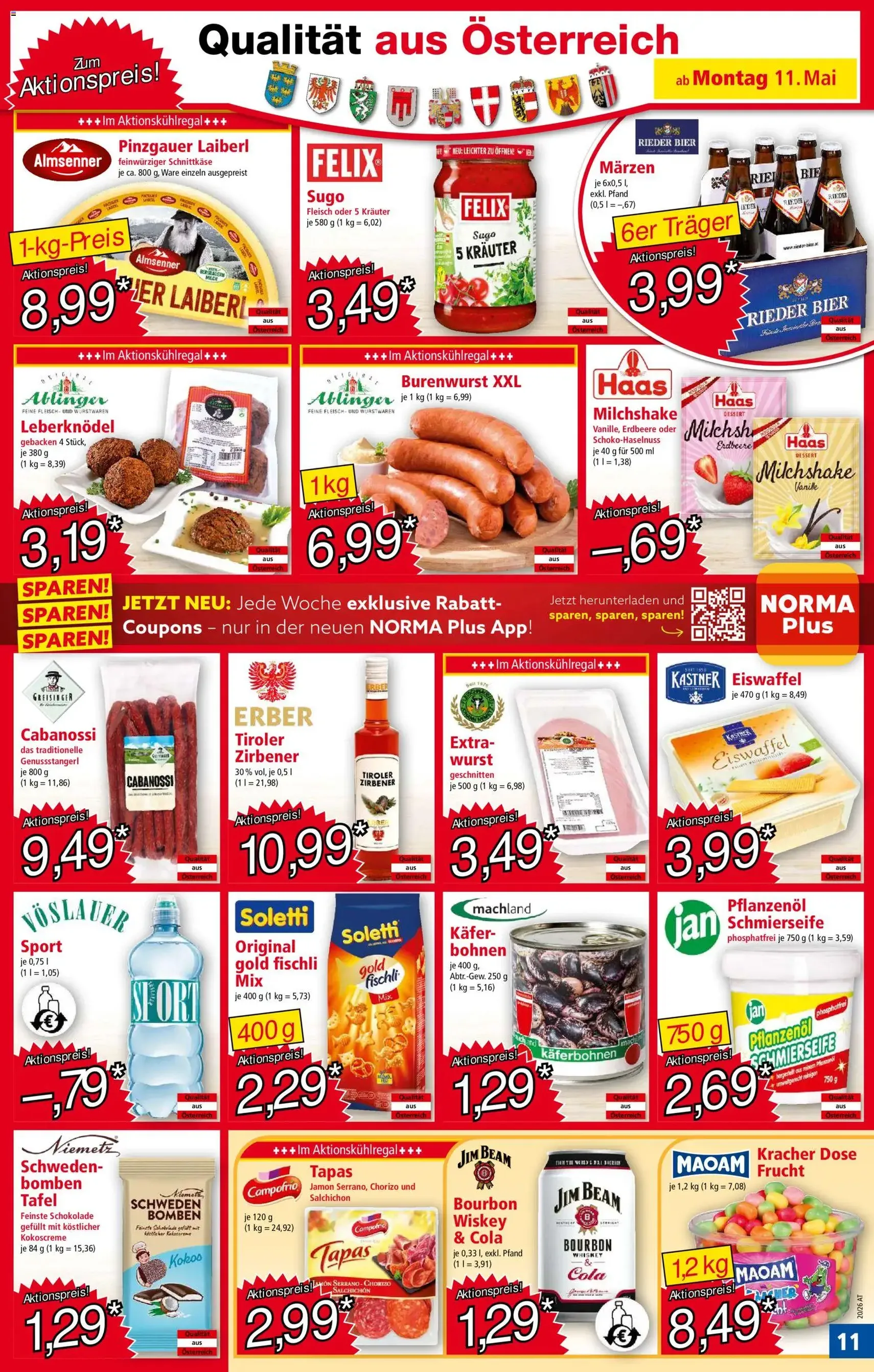 Norma Flugblatt - Gültiger Prospekt ab 11.05.2026, Seite 11 von insgesamt 18