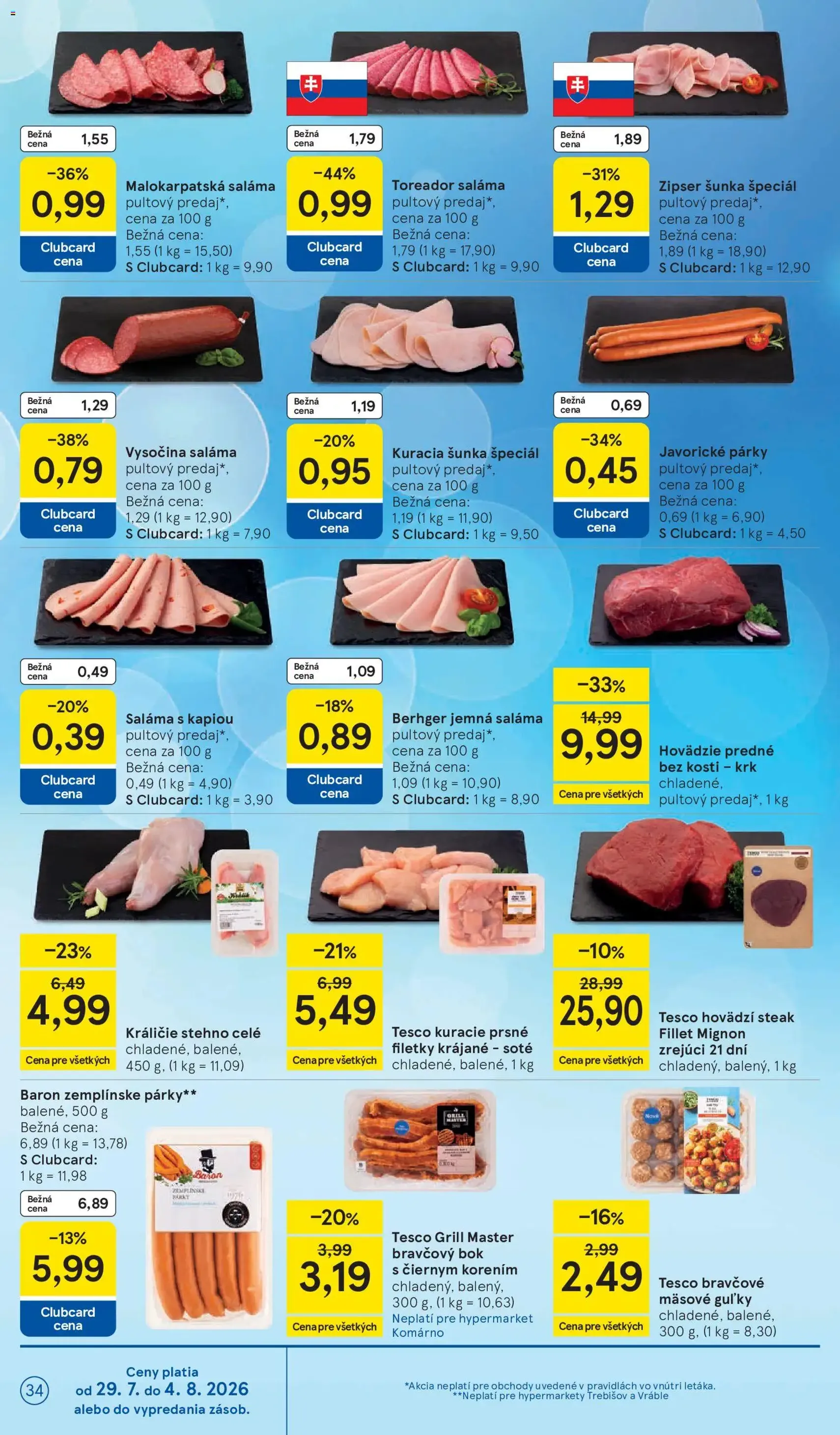 Tesco Hypermarket - leták - platný leták od 29.07.2026 strana 34 z 53