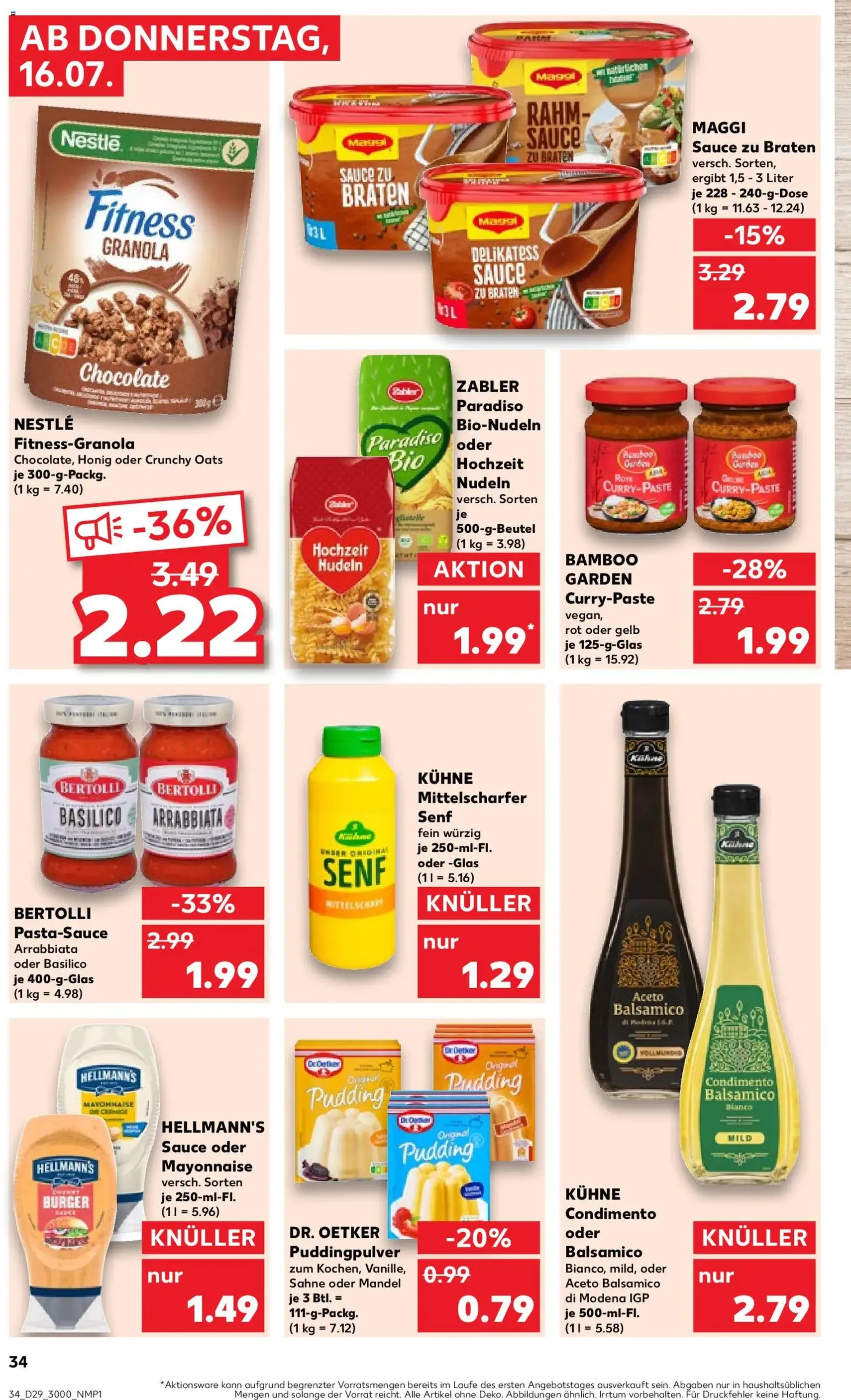 Kaufland DE -DE Folder - geldige folder vanaf 16-07-2026 pagina 34 van 56