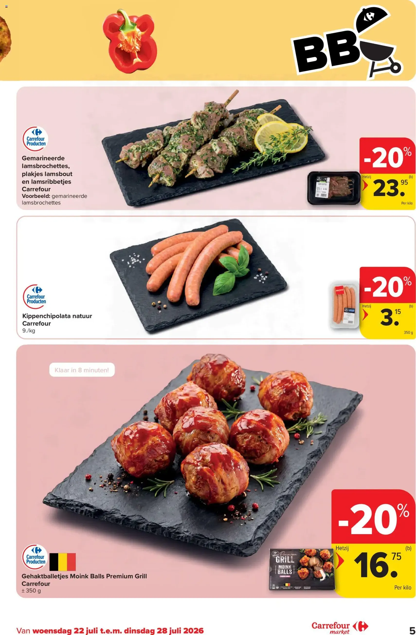 Carrefour market folder week 30 - geldige folder vanaf 22/07/2026 pagina 5 van 20