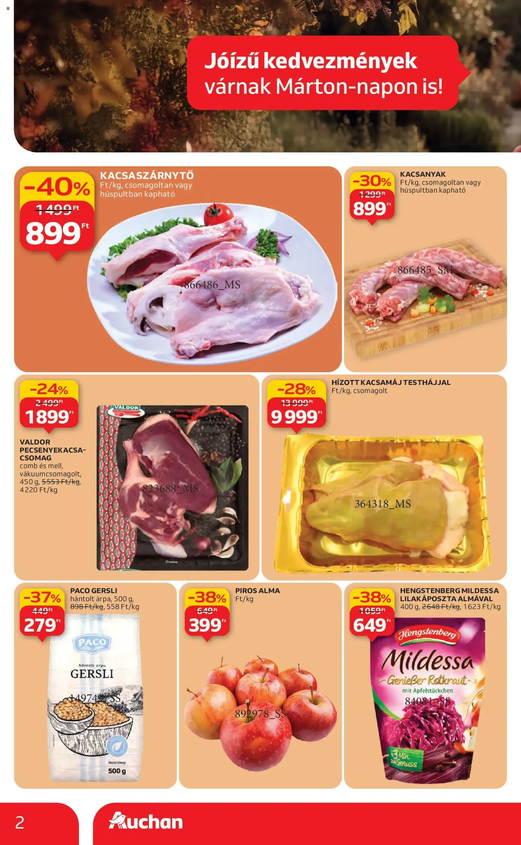 Auchan Akciós újság - 2025.11.06. érvényes szórólap 2 oldal 58 oldalból