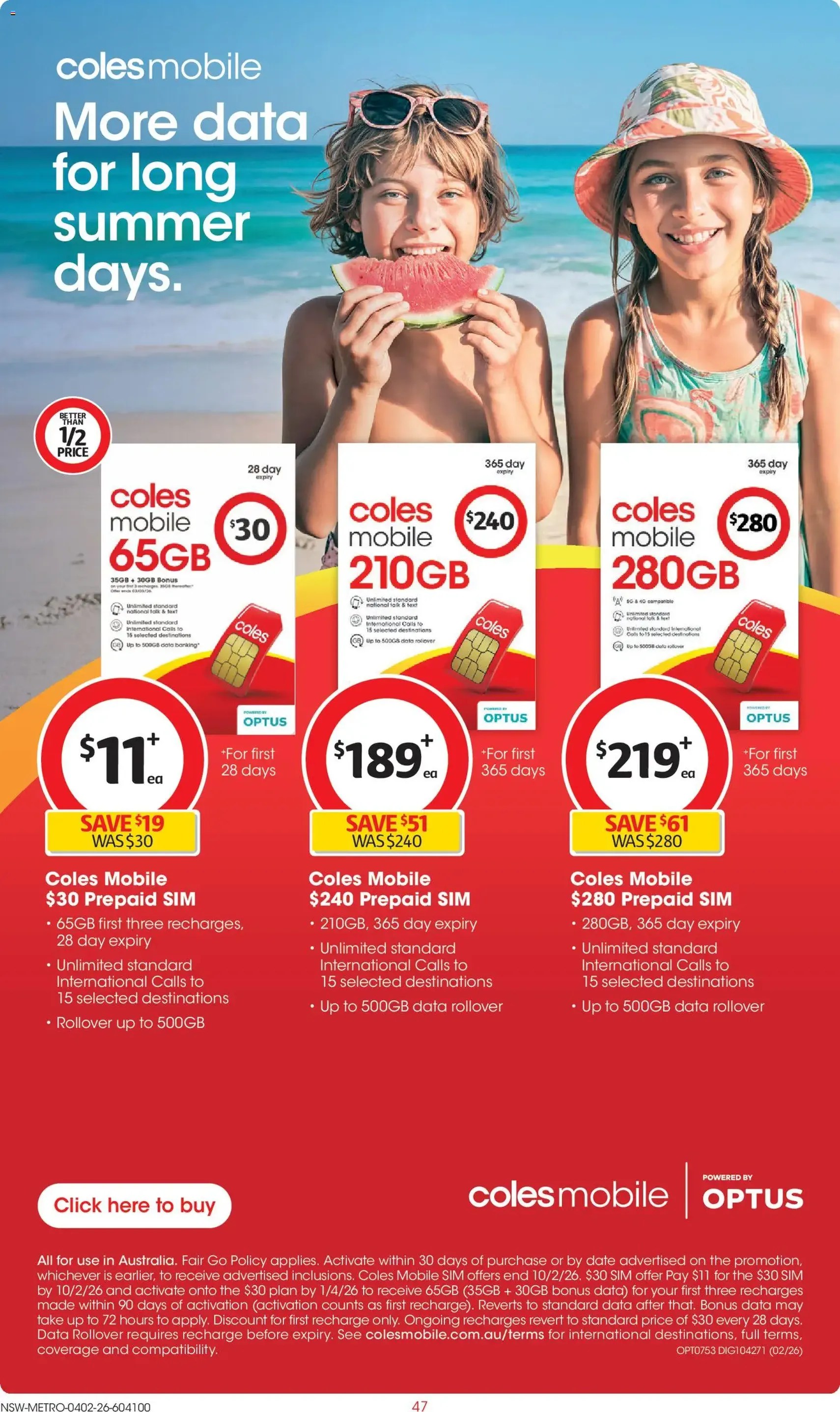 Coles Catalogue - valid flyer from 04/02/2026, page 47 of 49