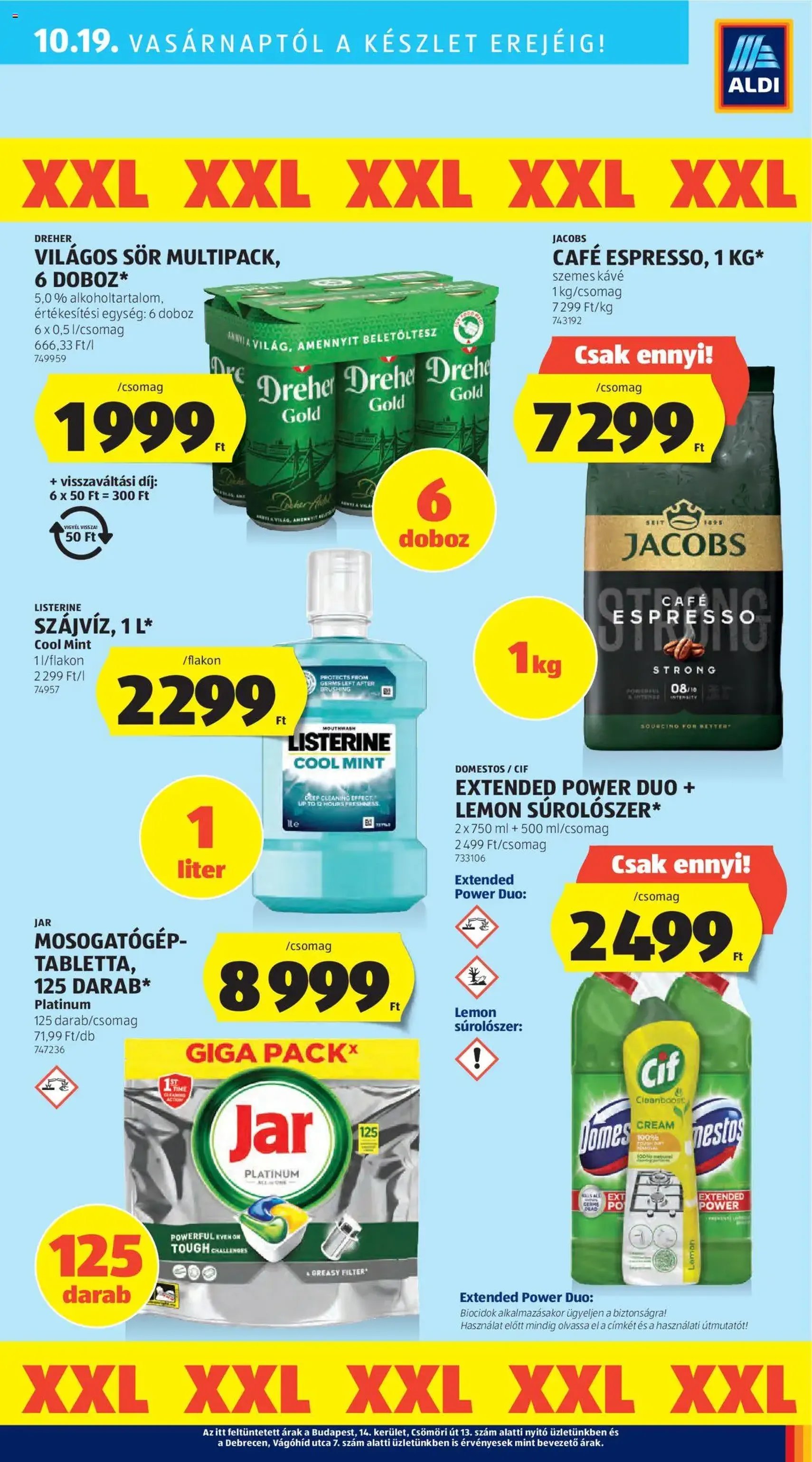 Aldi Akciós újság - 2025.10.16. érvényes szórólap 39 oldal 50 oldalból Aldi Akciós újság - 2025.10.16. érvényes szórólap 39 oldal 50 oldalból
