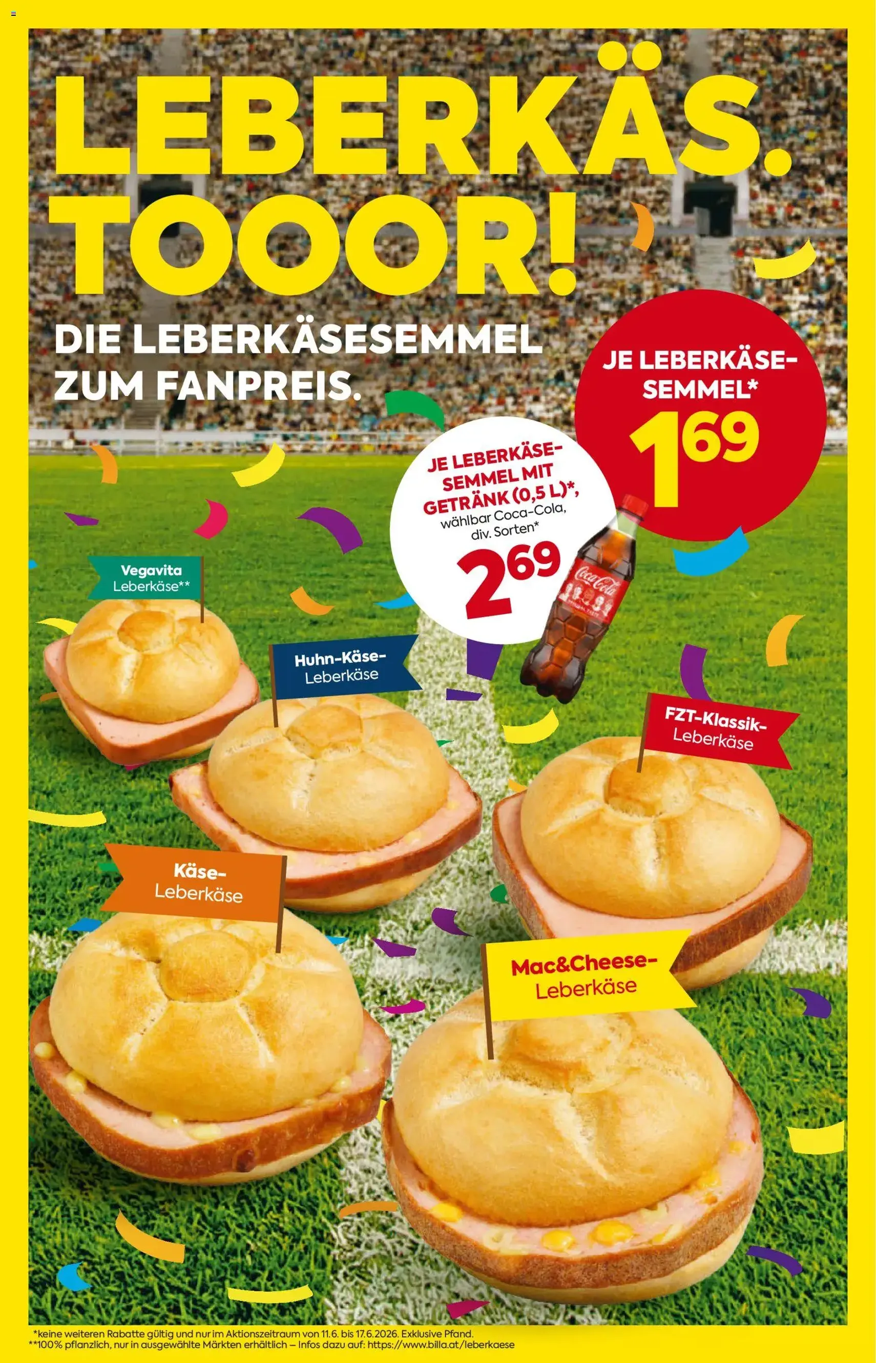 Billa - Flugblatt - Gültiger Prospekt ab 11.06.2026, Seite 6 von insgesamt 16