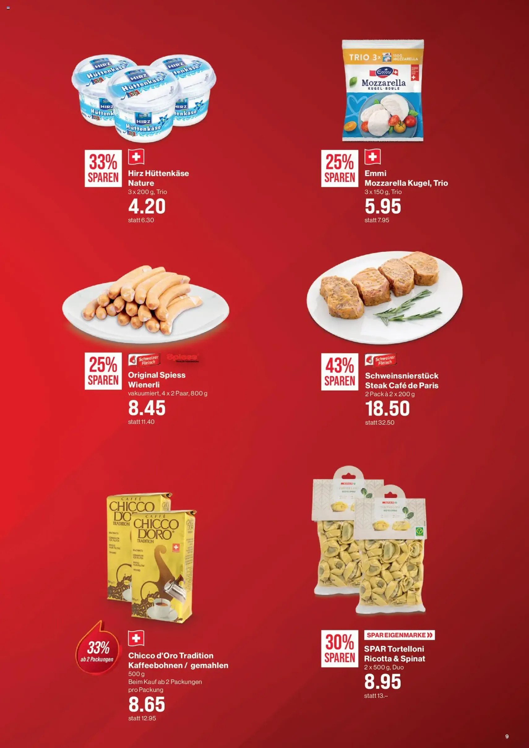 SPAR aktionen - Gültiger Prospekt ab 25.06.2026, Seite 9 von insgesamt 18