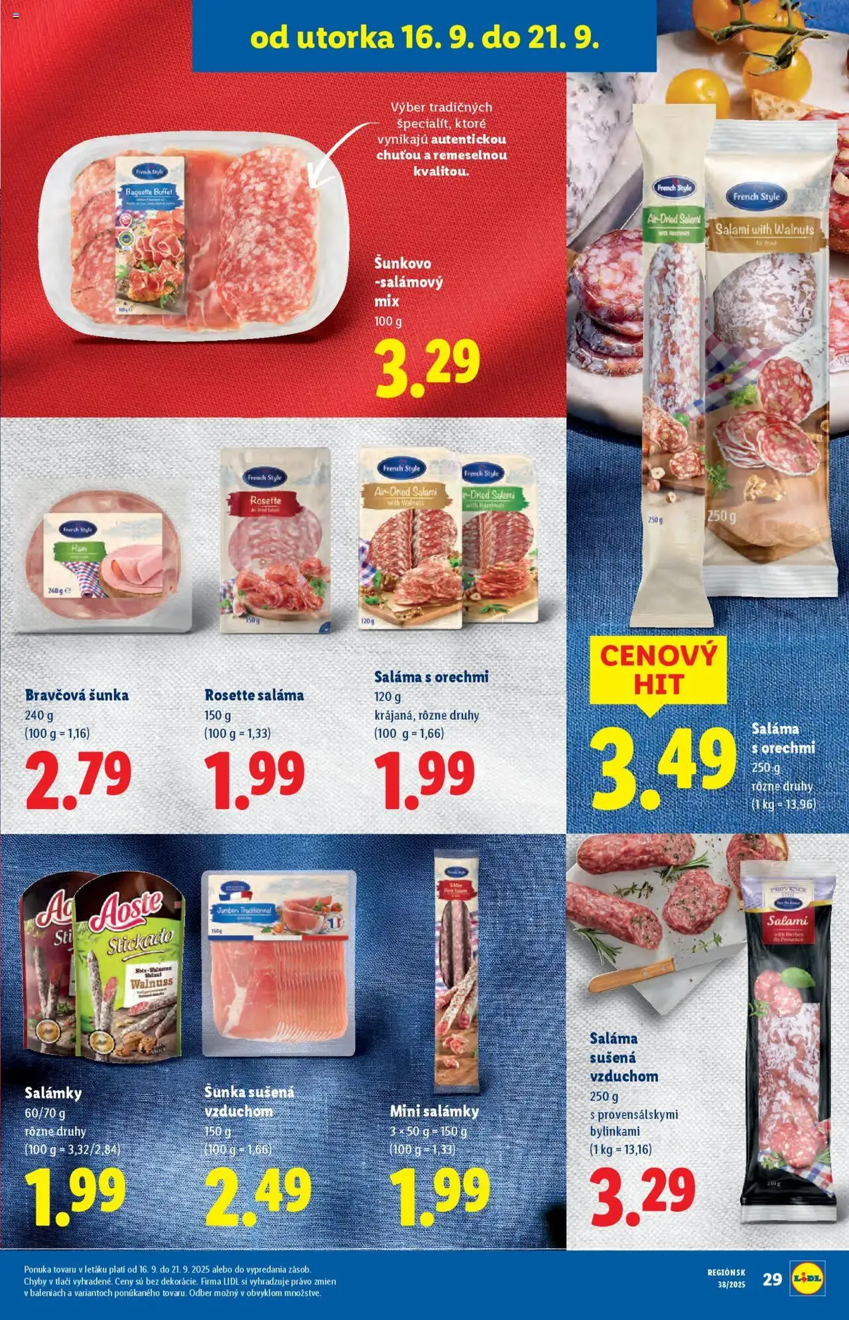 Lidl leták - platný leták od 16.09.2025 strana 29 z 111 Lidl leták - platný leták od 16.09.2025 strana 29 z 111