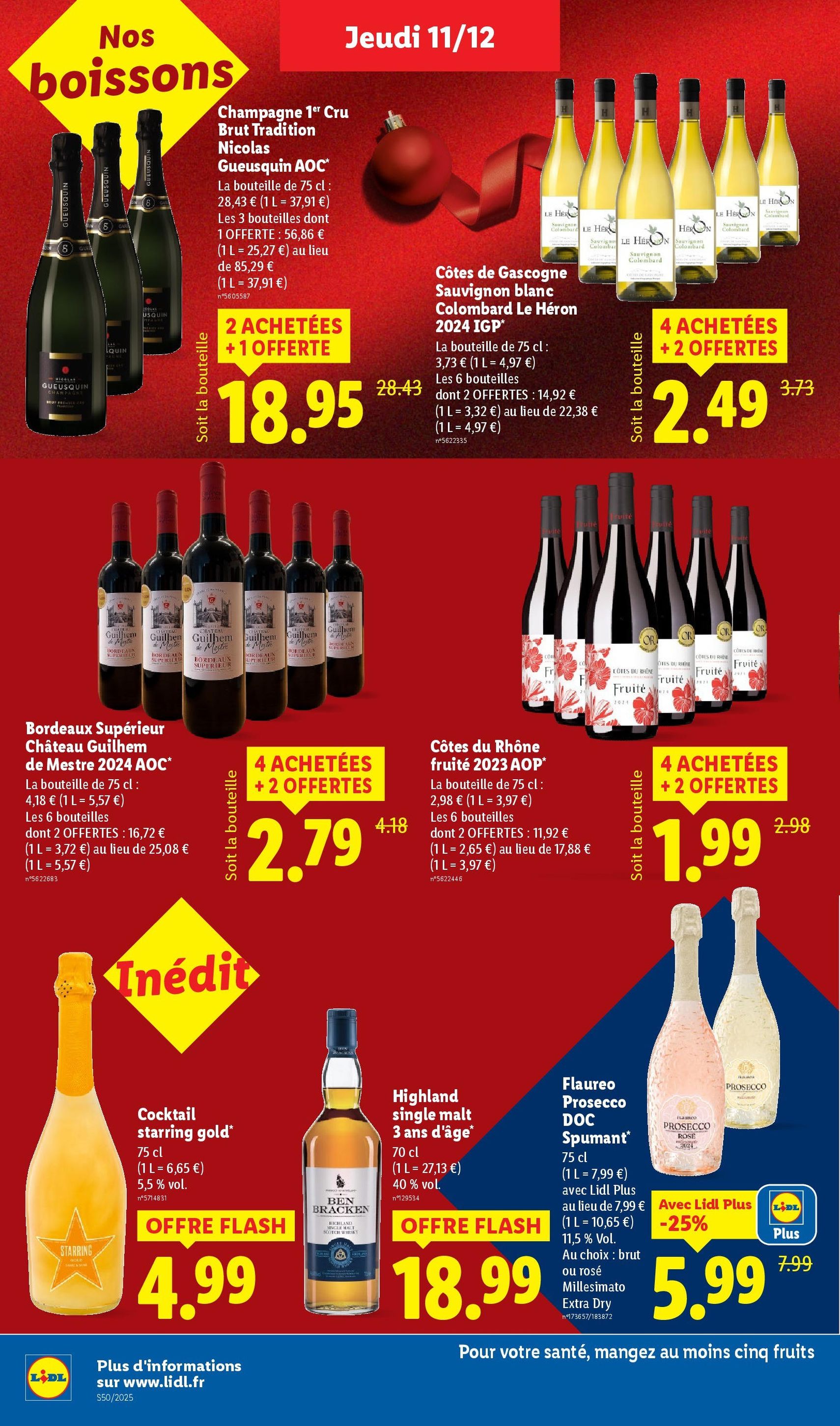 LIDL catalogue semaine 50 - brochure valable à partir du 11/12/2025, page 36 sur 88