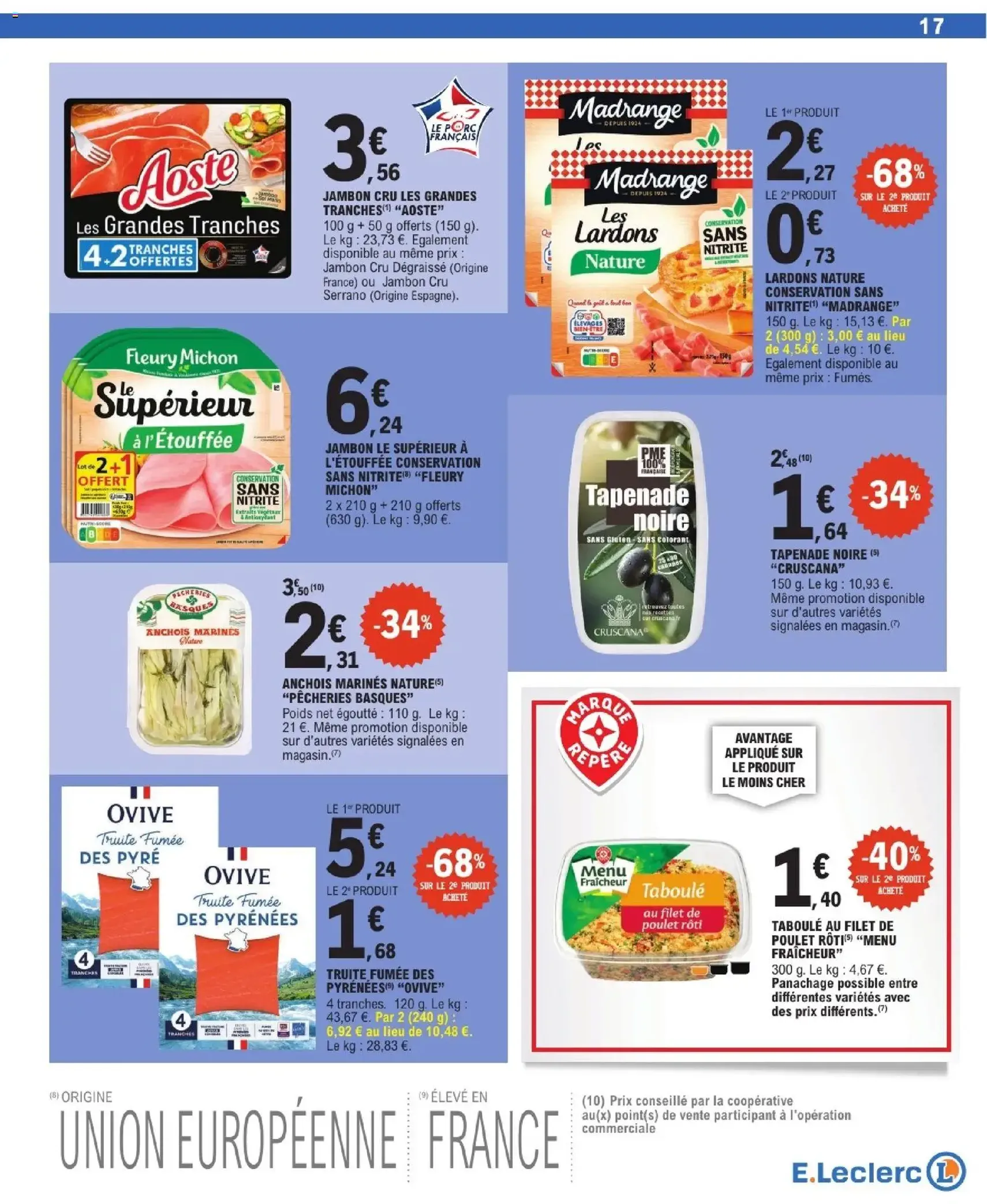 E.Leclerc catalogue de la semaine 20 - brochure valable à partir du 12/05/2026, page 17 sur 32