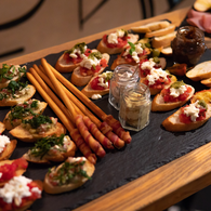 Preview of Christmas canapes