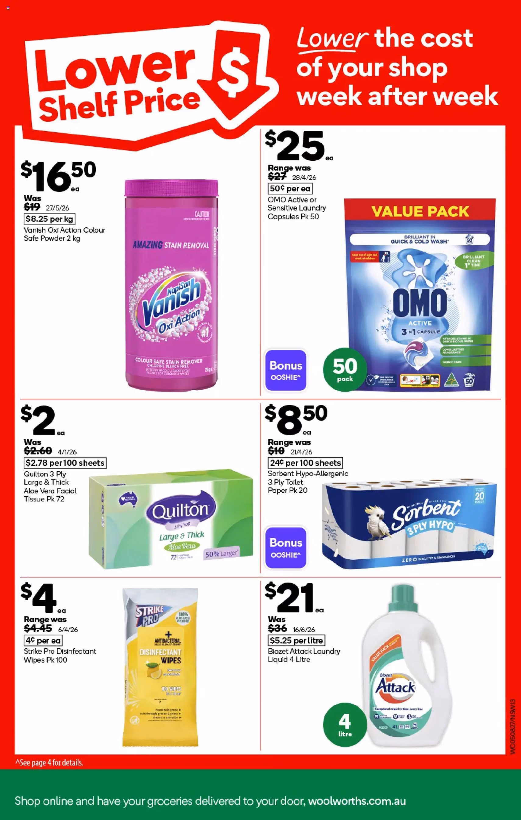Woolworths catalogue - valid flyer from 05/08/2026, page 13 of 46
