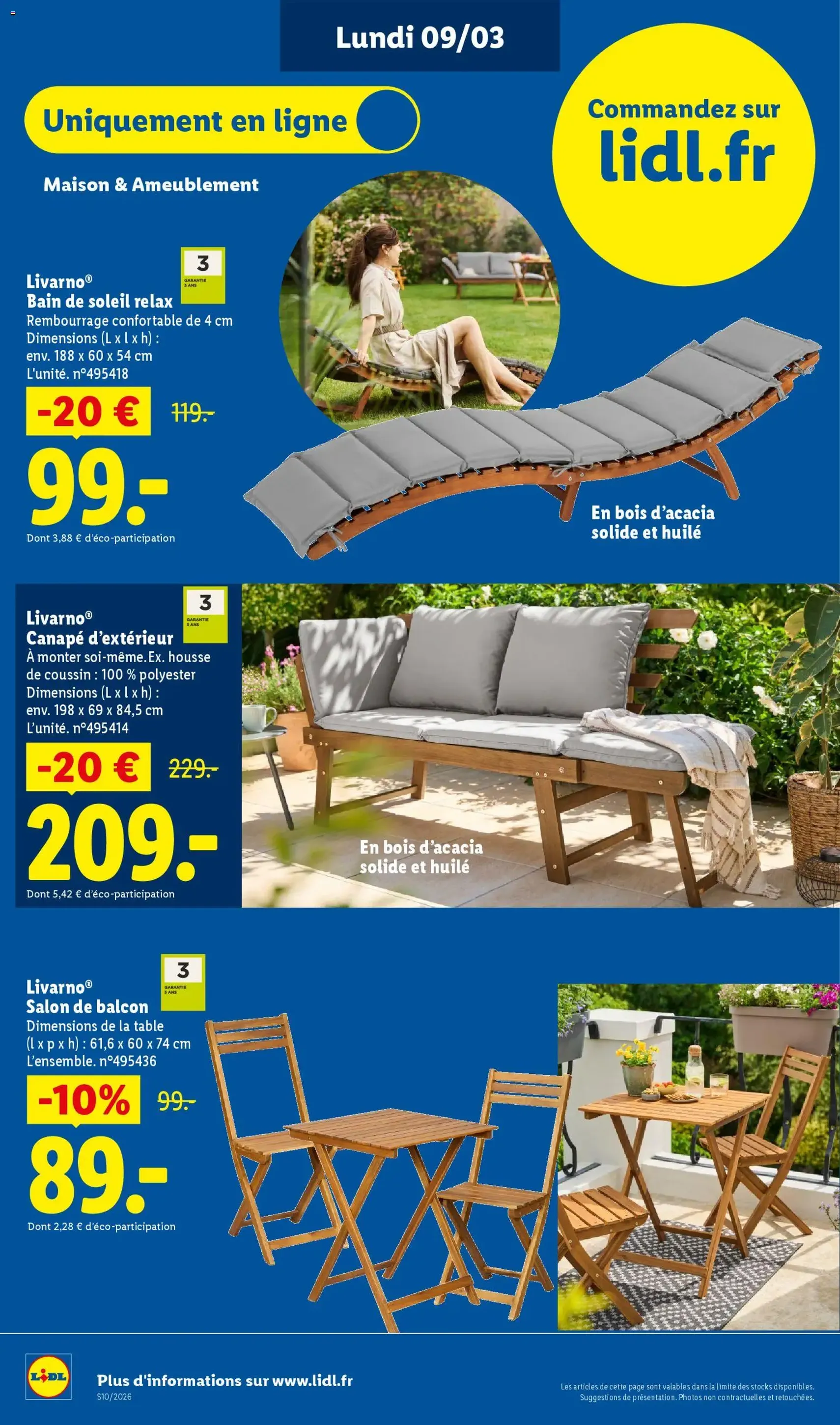 LIDL catalogue semaine 10 - brochure valable à partir du 05/03/2026, page 72 sur 79