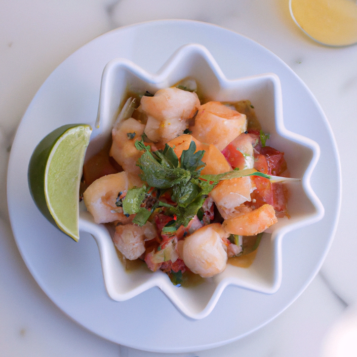 Ceviche de camarón