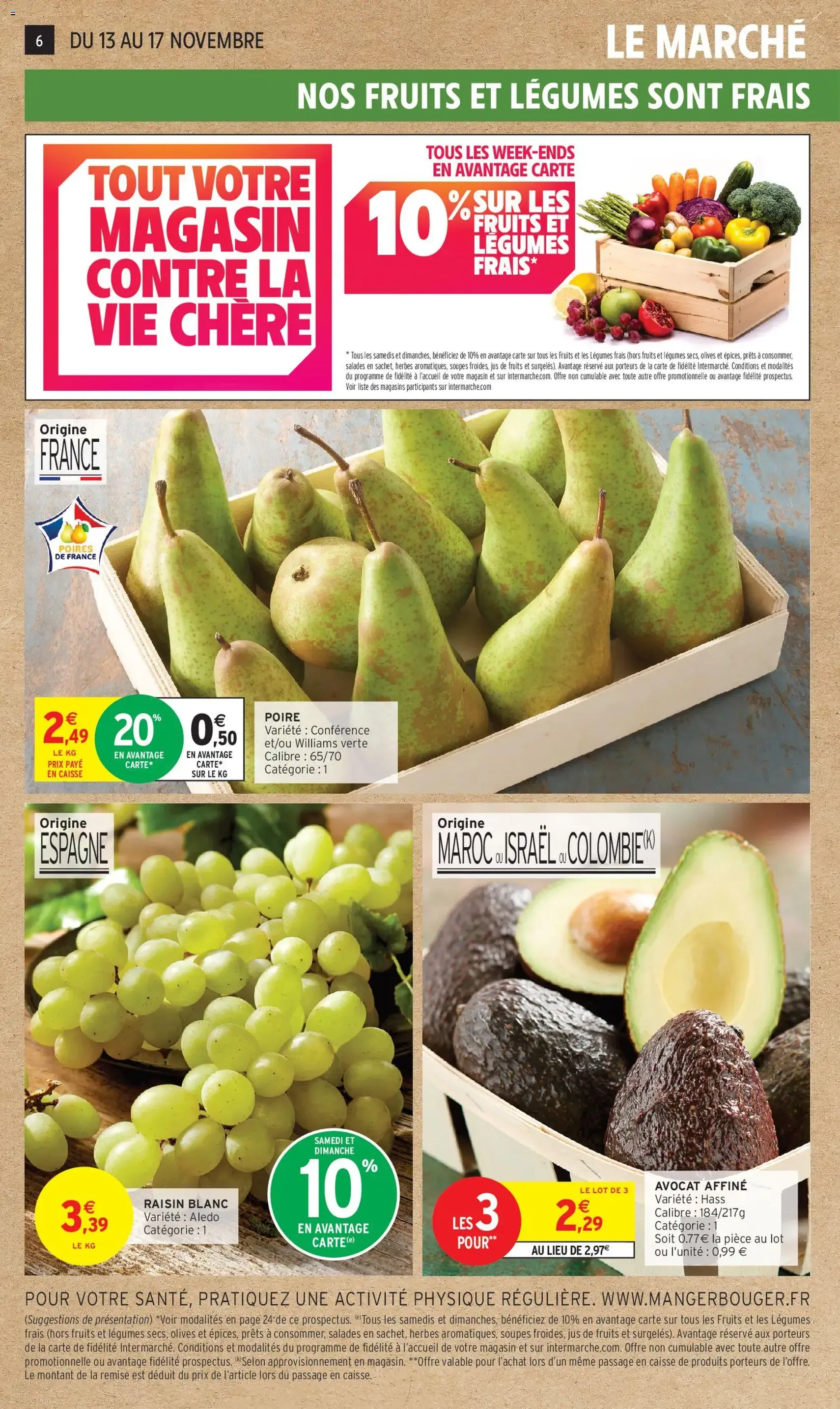 Intermarché catalogue semaine 46 - brochure valable à partir du 13/11/2025, page 6 sur 48
