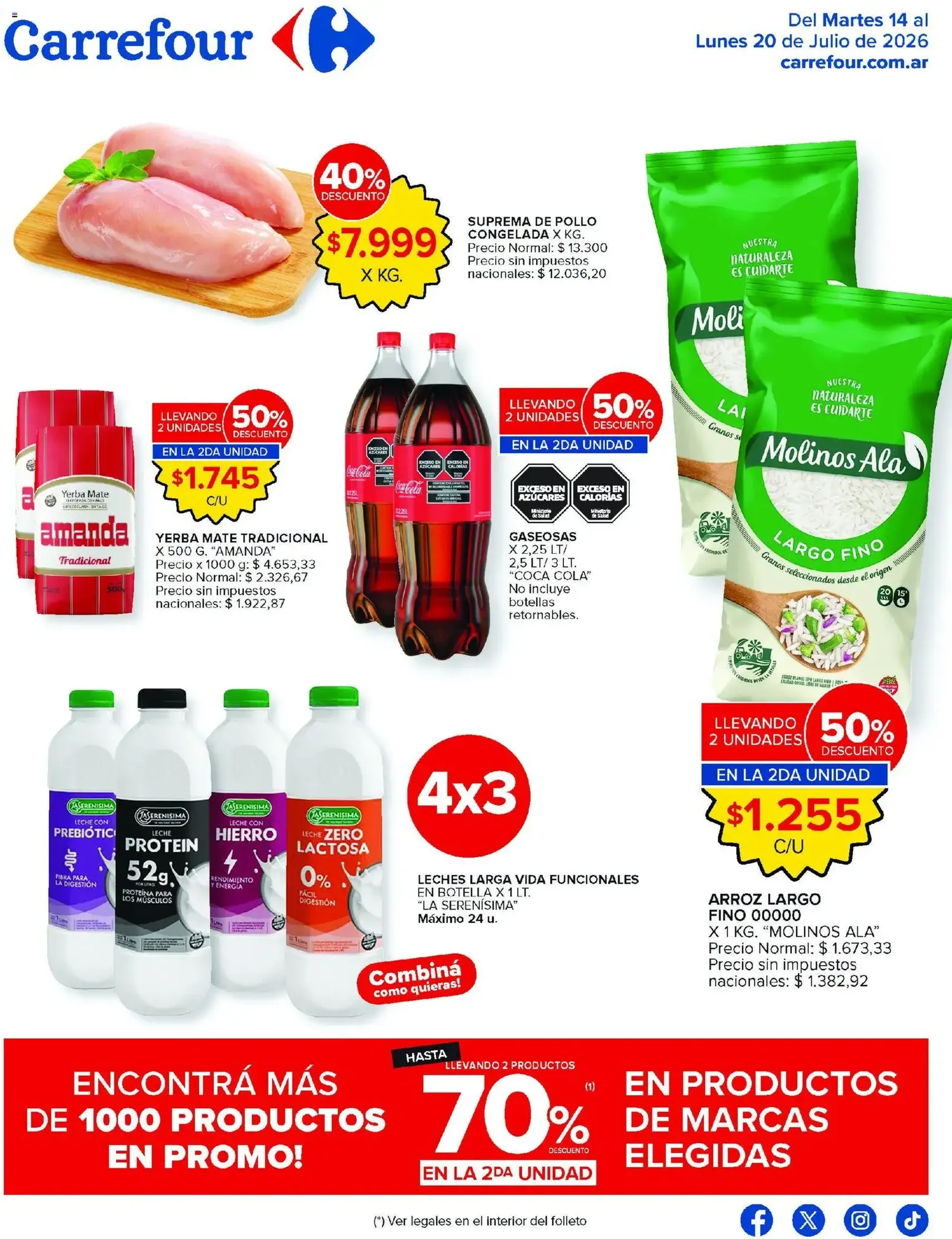 Carrefour ofertas - folleto válido desde 14/07/2026 página 2 de 54