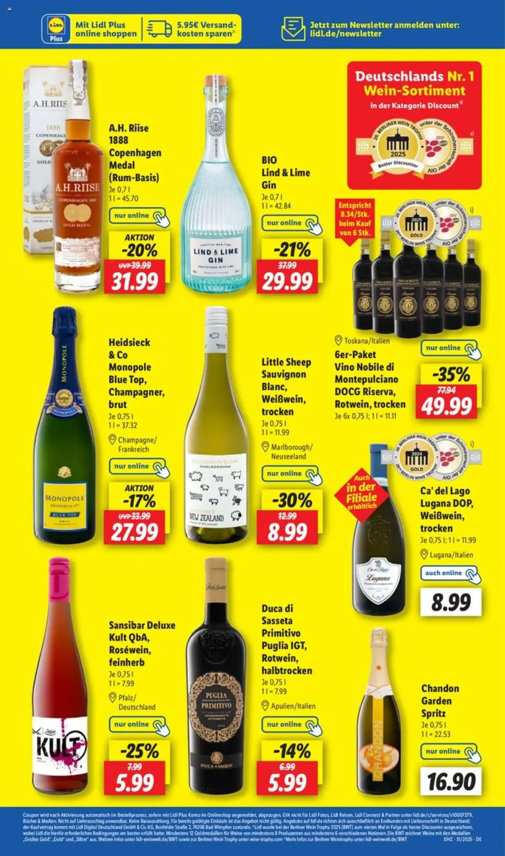 Lidl Prospekt - Gültiger Prospekt ab 28.07.2025, Seite 61 von insgesamt 62 Lidl Prospekt - Gültiger Prospekt ab 28.07.2025, Seite 61 von insgesamt 62