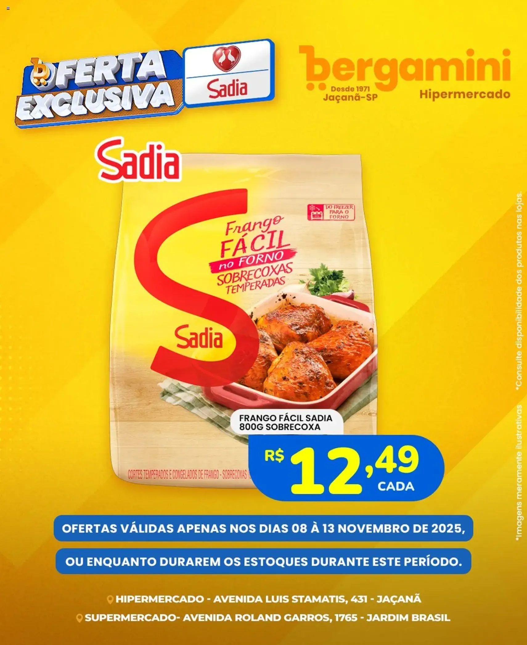 Supermercado Bergamini - Ofertas Sadia e Perdigão - folheto válido a partir de 08/11/2025 página 7 de 7