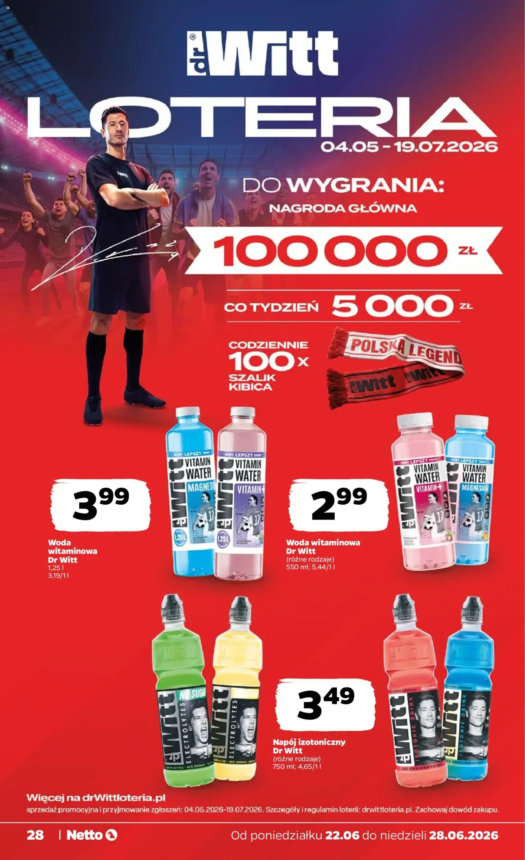 Netto gazetka od poniedziałku spożywcza - ważny gazetka od 22.06.2026 strona 28 z 35
