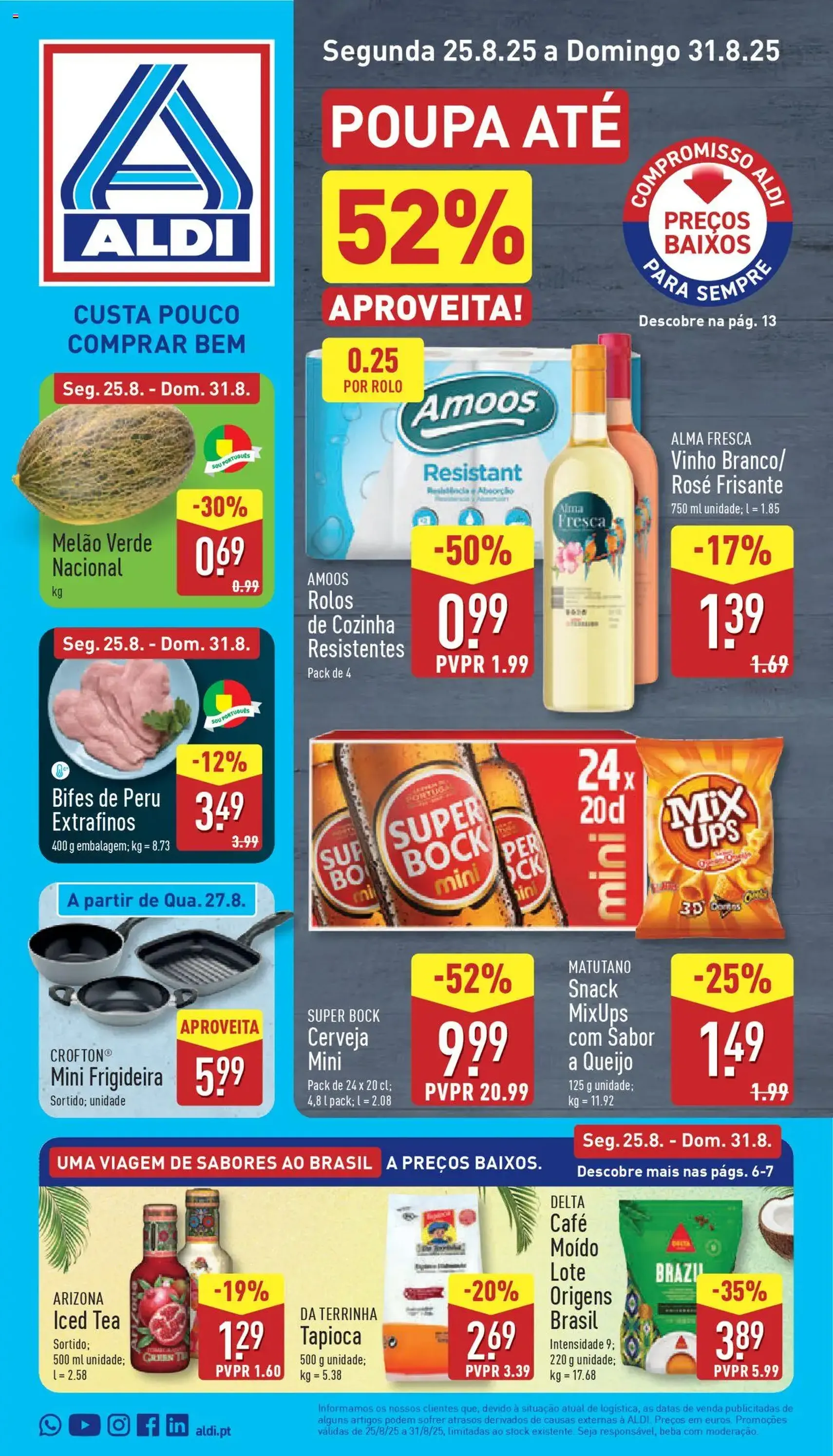 Aldi folheto - folheto válido a partir de 25/08/2025 página 1 de 32 Aldi folheto - folheto válido a partir de 25/08/2025 página 1 de 32