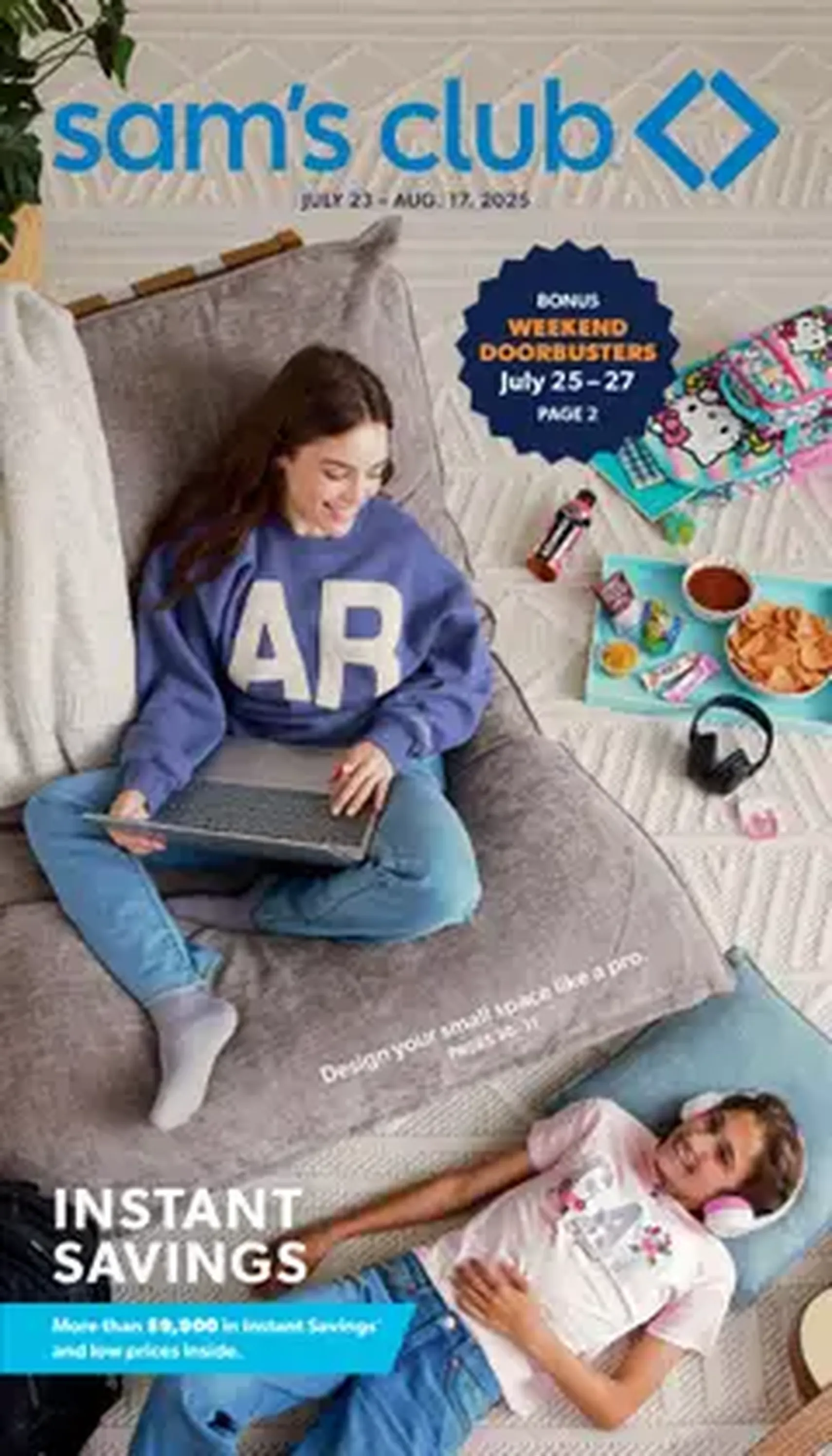 Sam's Club Instant Savings - valid flyer from 07/23/2025, page 1 of 1