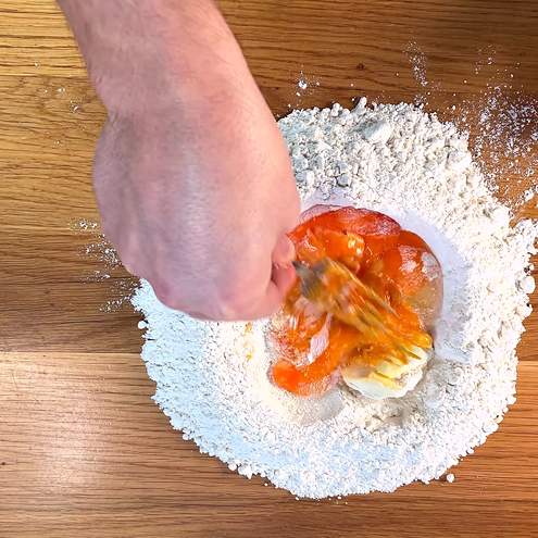 Chiacchiere di carnevale - procedimento 1