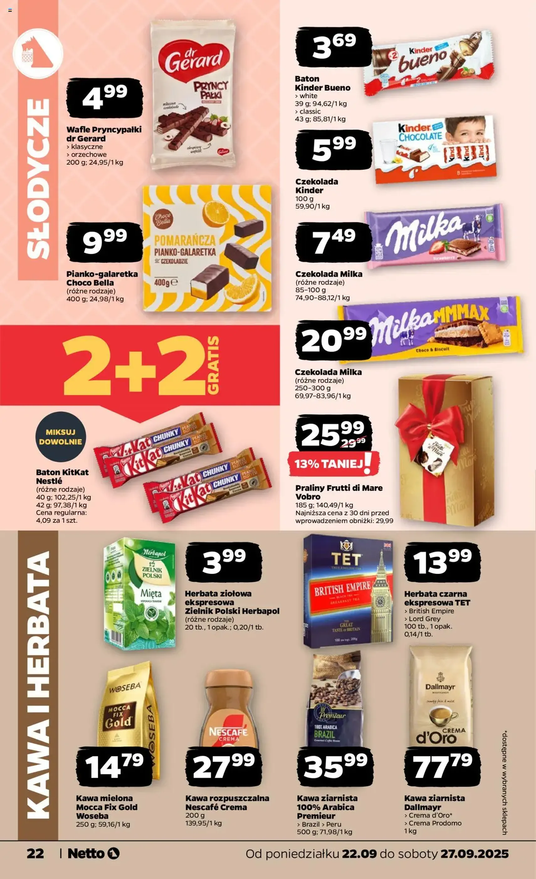 Netto gazetka - Spożywcza - ważny gazetka od 22.09.2025 strona 22 z 33 Netto gazetka - Spożywcza - ważny gazetka od 22.09.2025 strona 22 z 33
