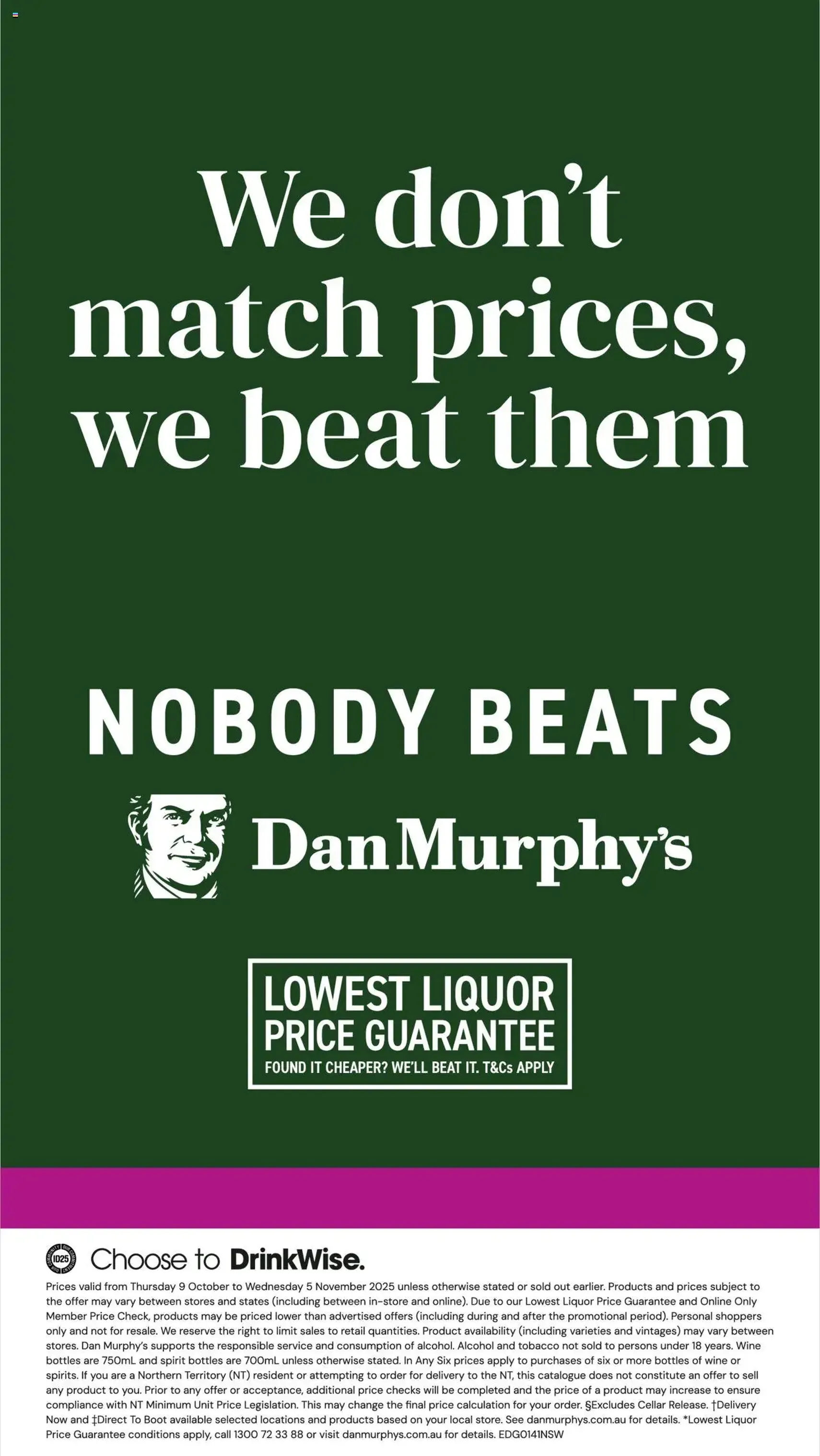 Dan Murphy's Catalogue NSW - valid flyer from 09/10/2025, page 38 of 38