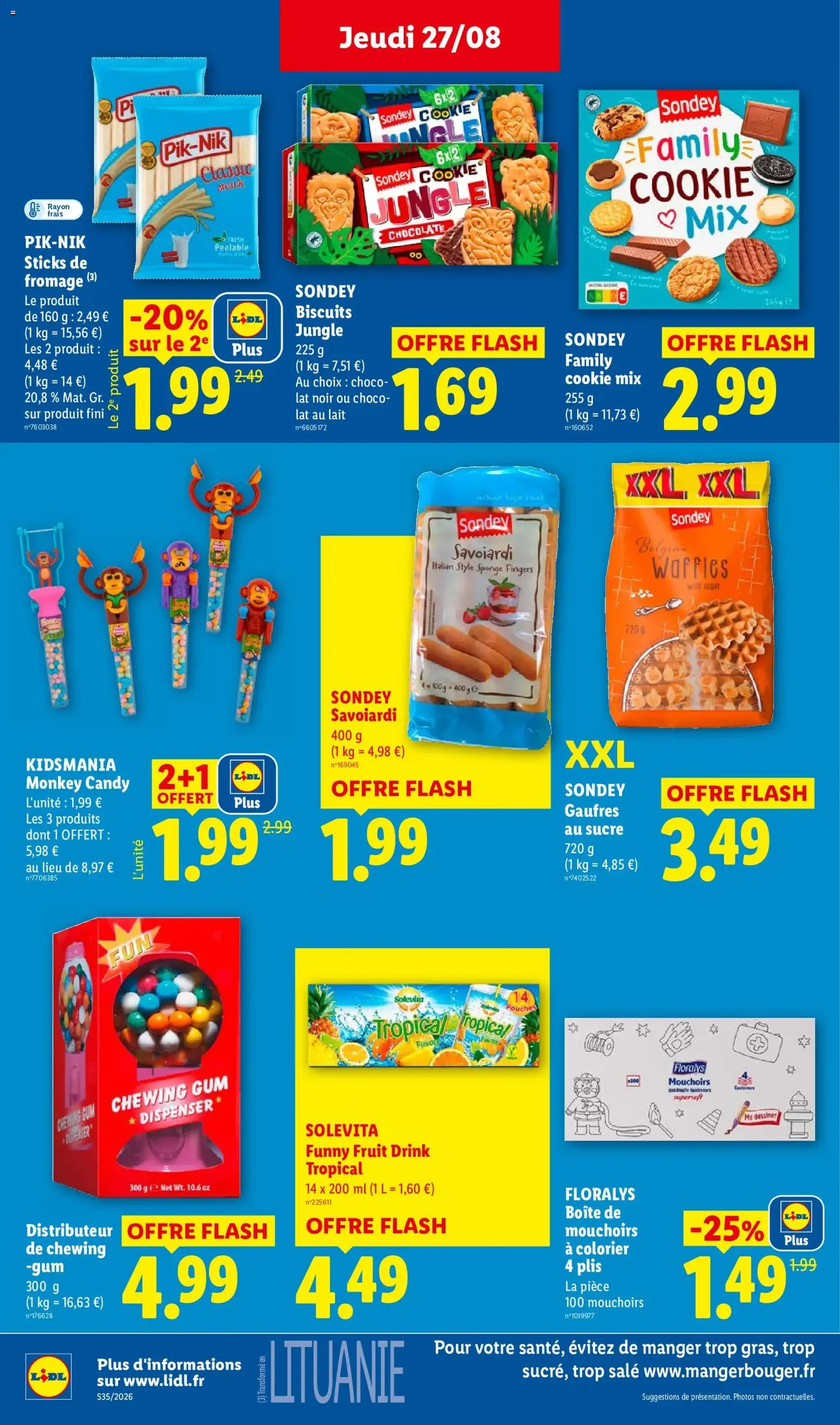 LIDL catalogue - brochure valable à partir du 27/08/2026, page 22 sur 61