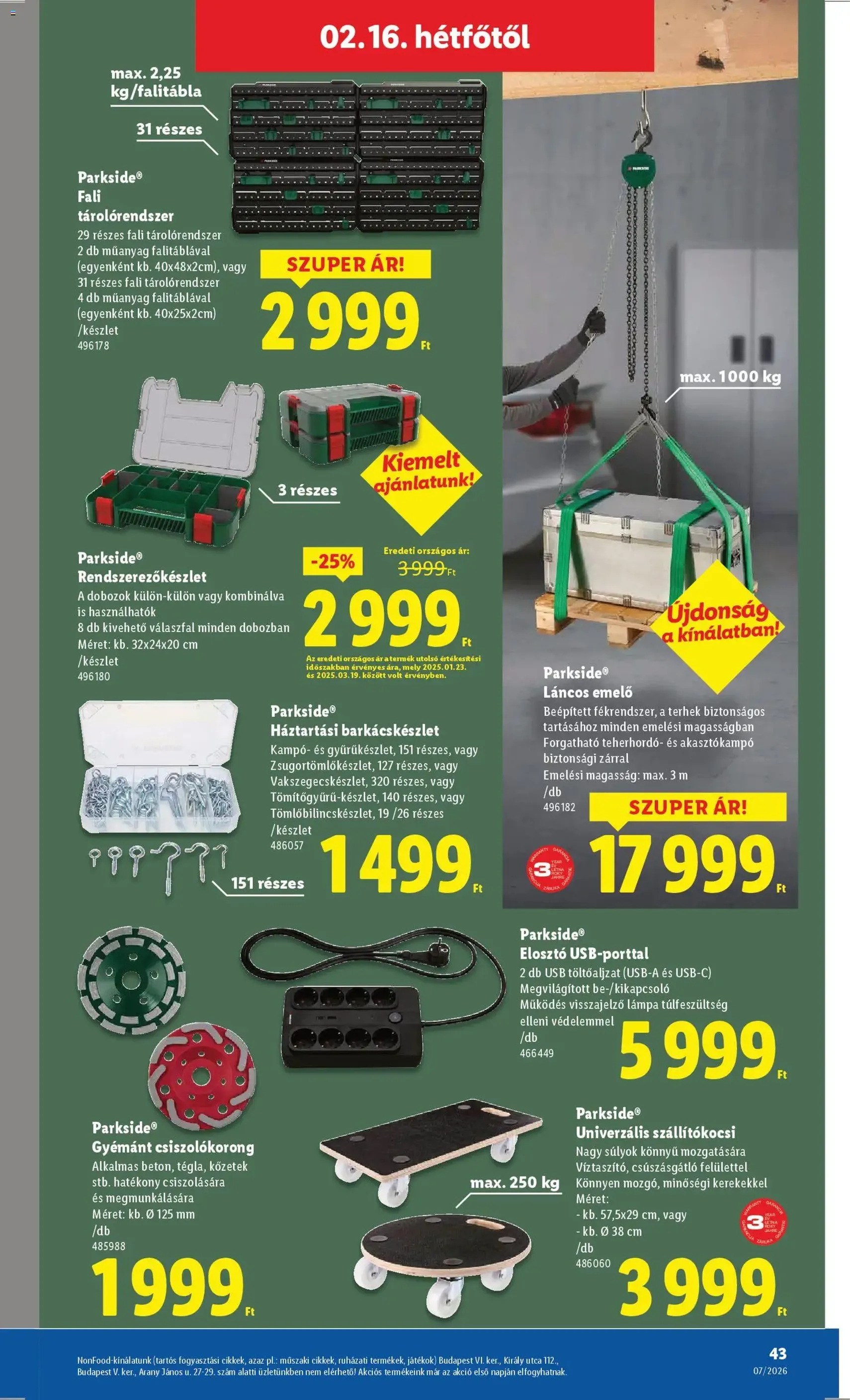 Lidl Akciós újság - 2026.02.12. érvényes szórólap 43 oldal 62 oldalból