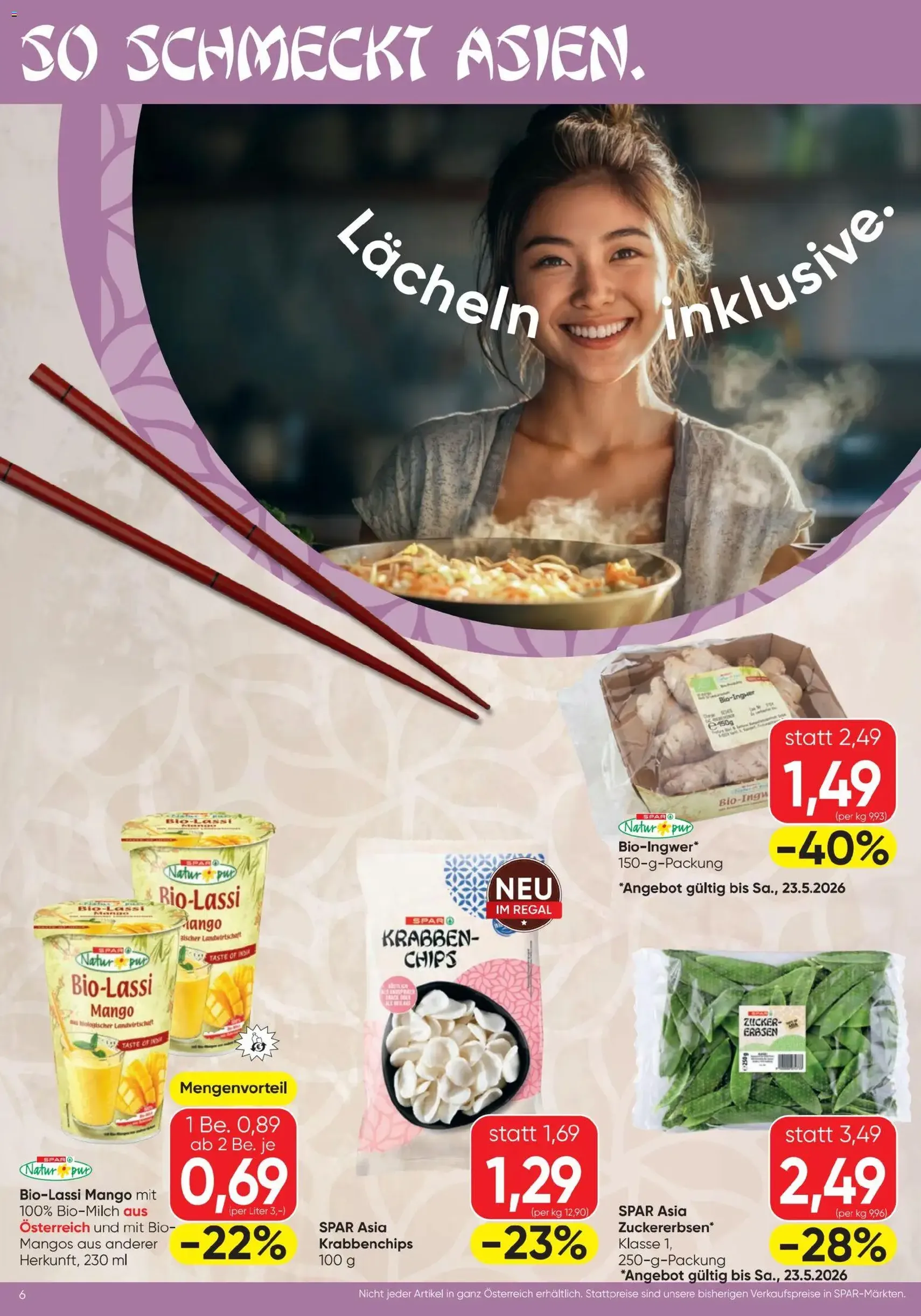Spar - Flugblatt - Gültiger Prospekt ab 21.05.2026, Seite 6 von insgesamt 24