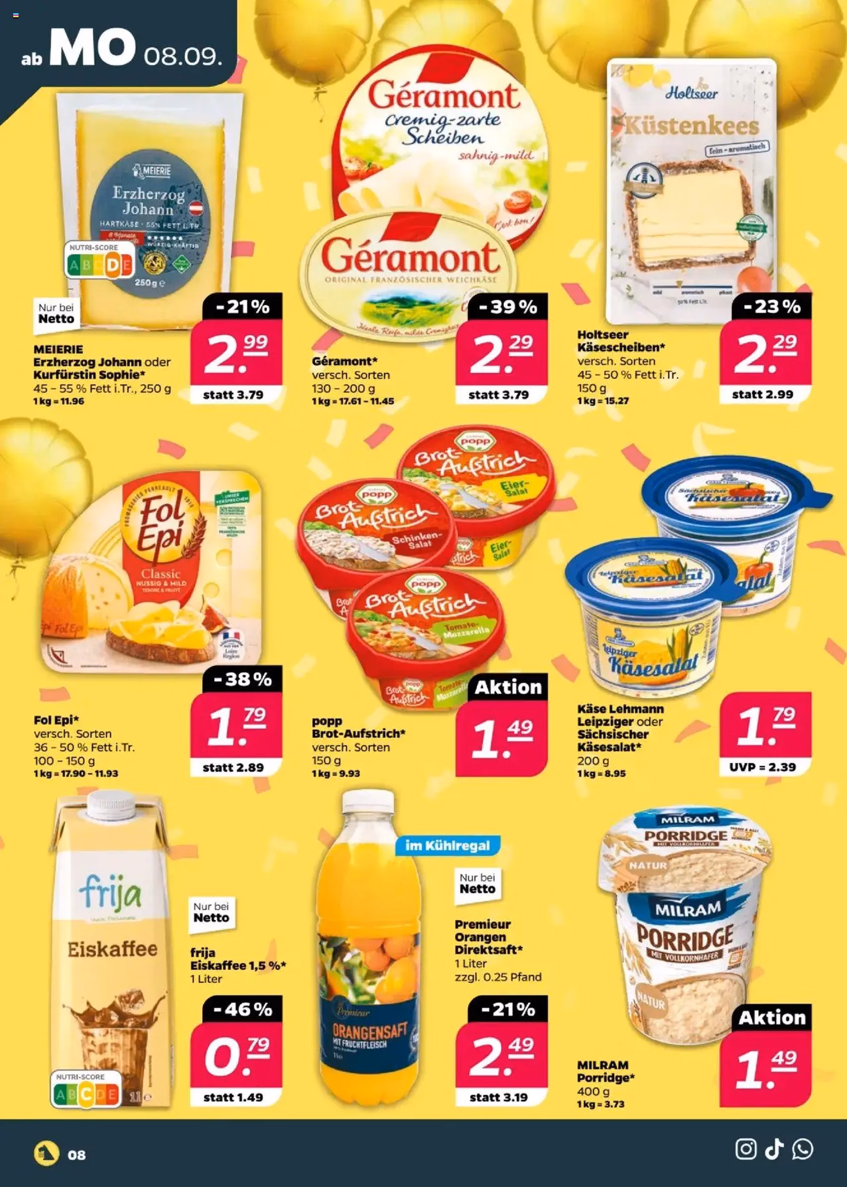 Netto Prospekt - Gültiger Prospekt ab 07.09.2025, Seite 8 von insgesamt 44