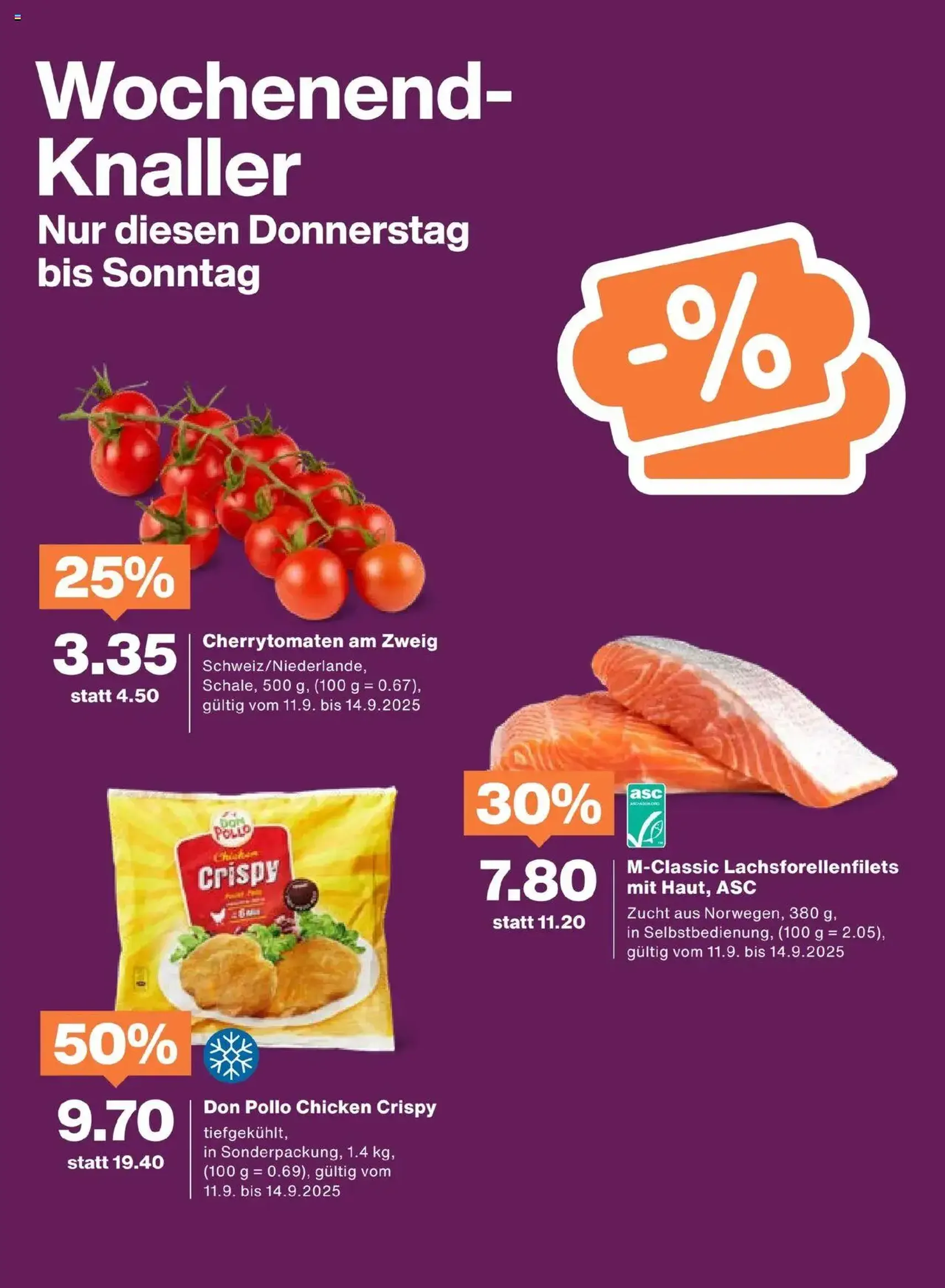Migros Aktionen - Gültiger Prospekt ab 09.09.2025, Seite 20 von insgesamt 20 Migros Aktionen - Gültiger Prospekt ab 09.09.2025, Seite 20 von insgesamt 20
