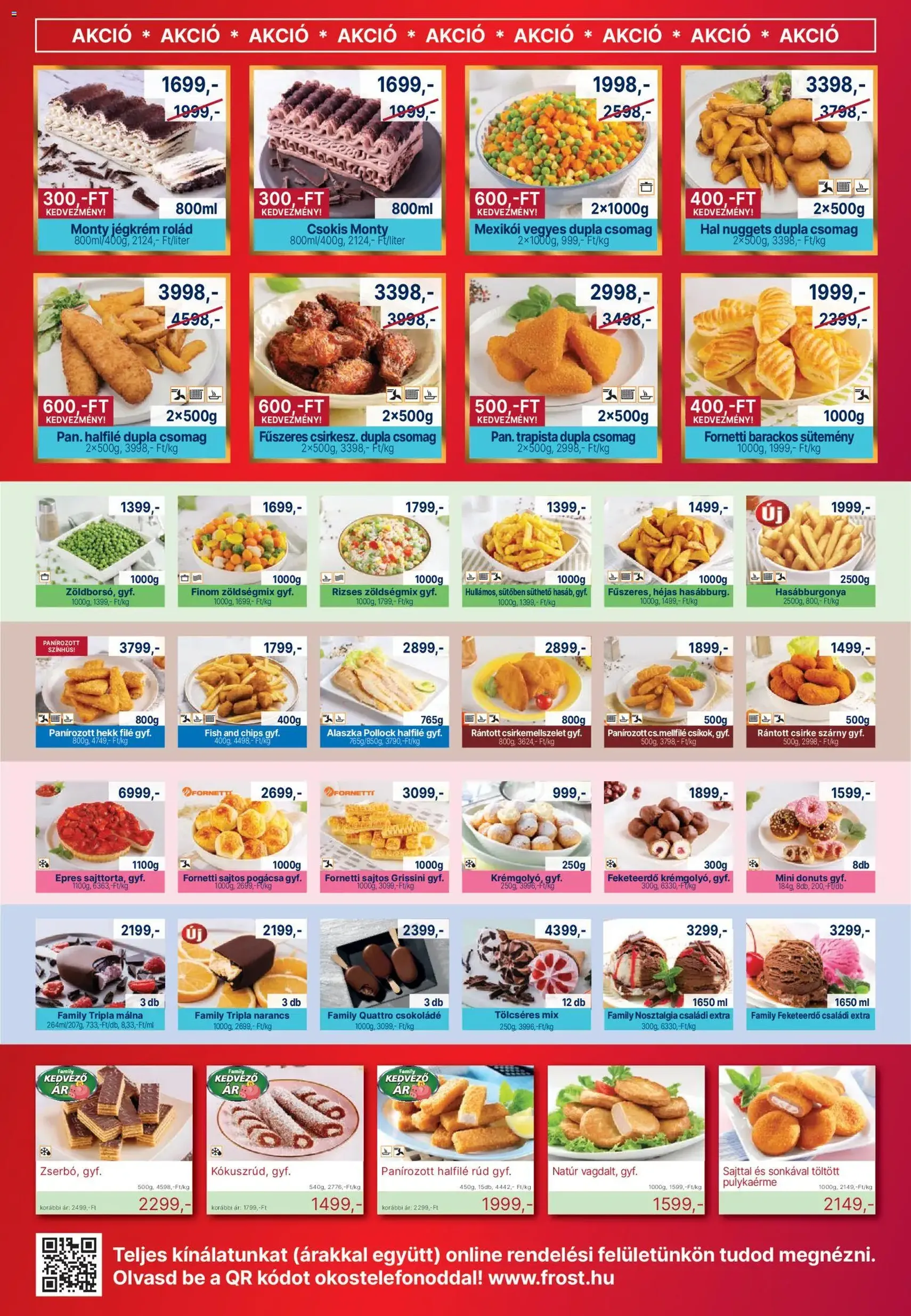 Family Frost Akciós újság - 2025.12.01. érvényes szórólap 2 oldal 2 oldalból