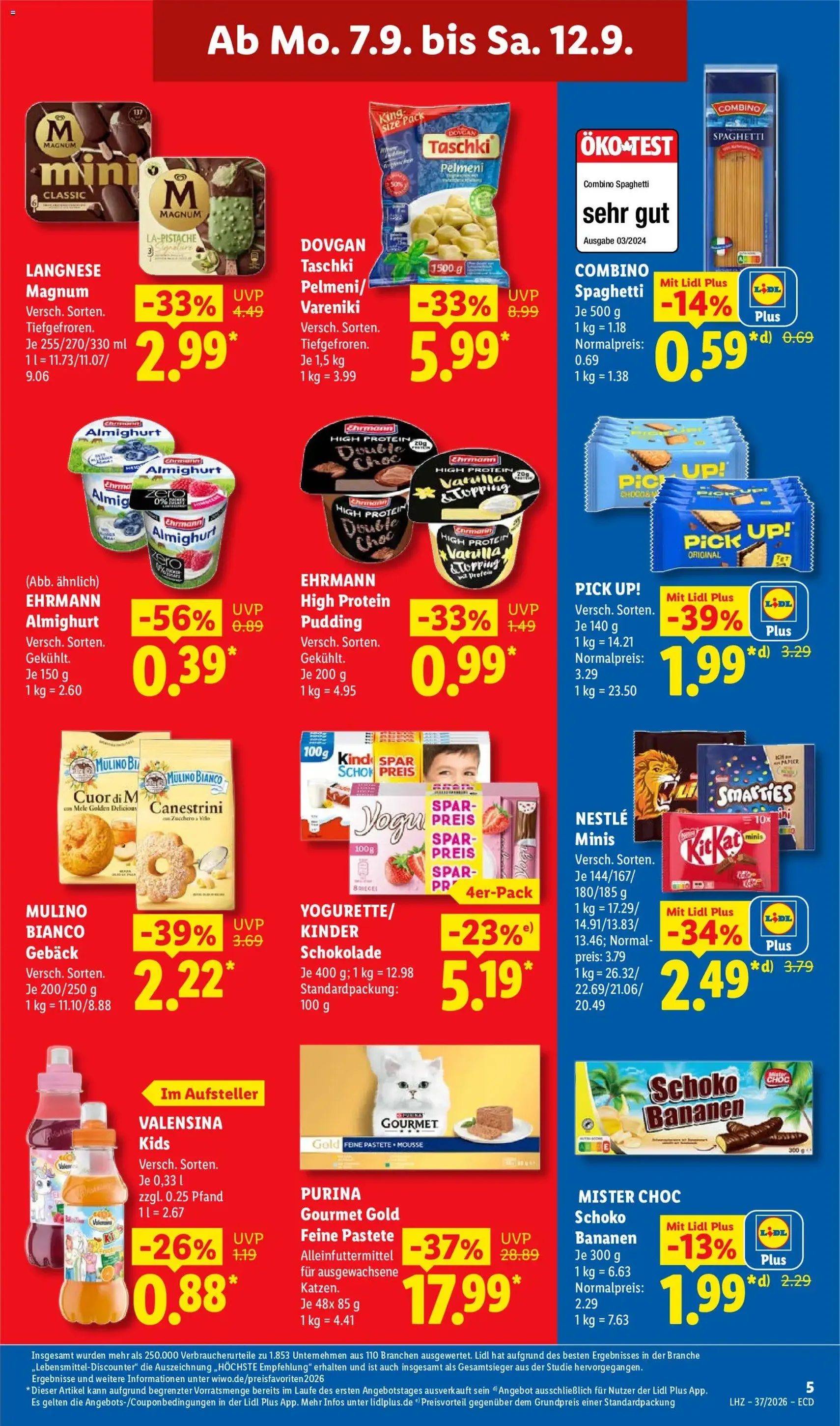 Lidl Prospekt - Gültiger Prospekt ab 07.09.2026, Seite 15 von insgesamt 73