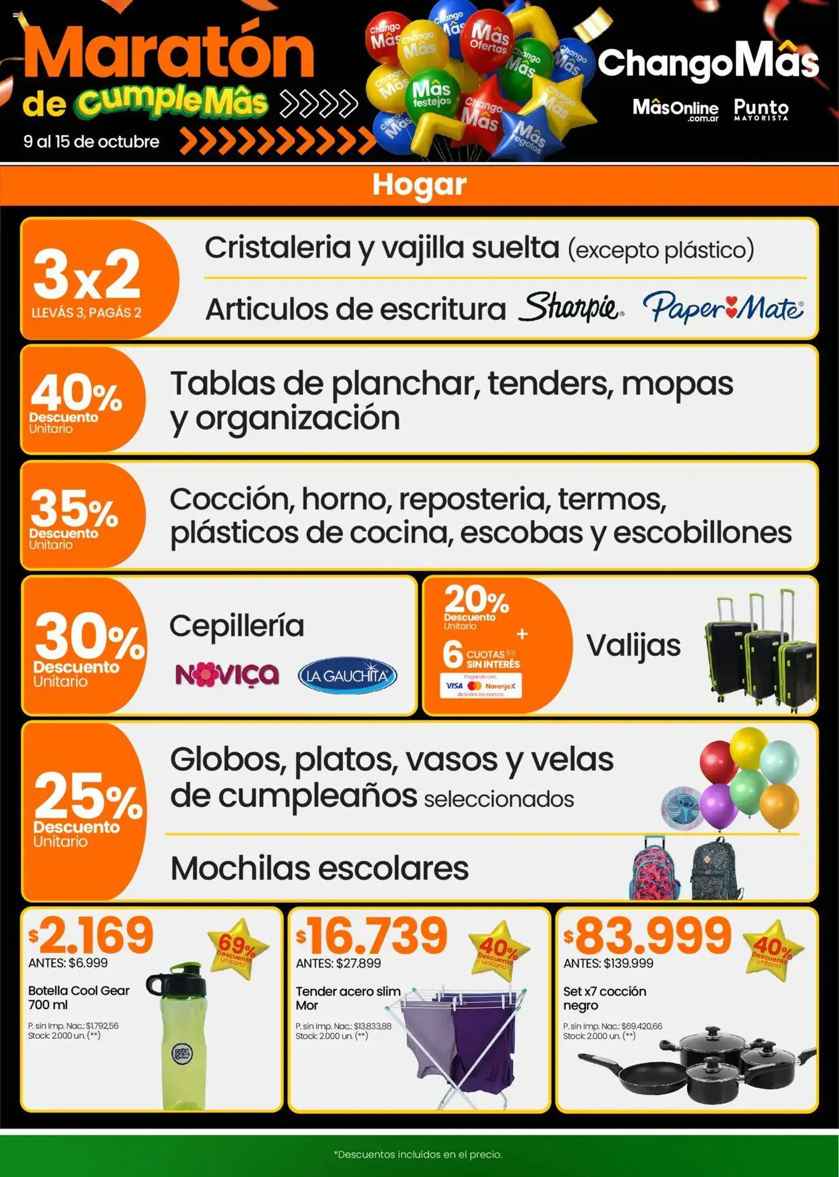 Changomas ofertas - folleto válido desde 09/10/2025 página 16 de 21 Changomas ofertas - folleto válido desde 09/10/2025 página 16 de 21